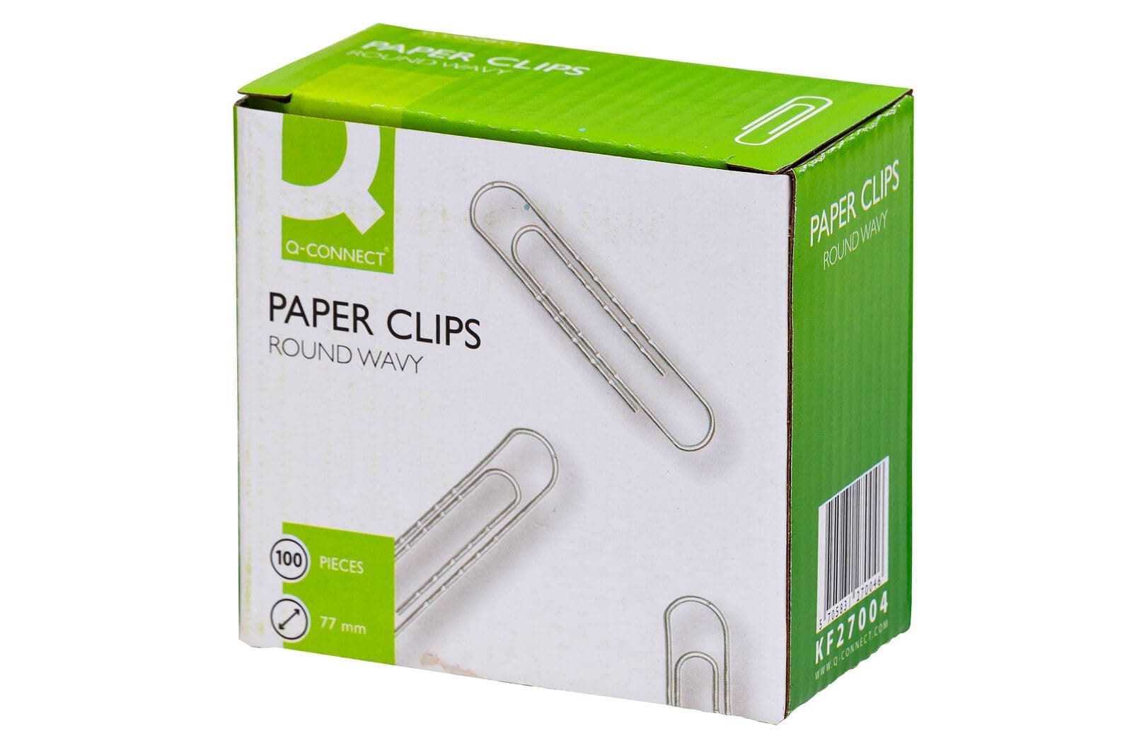 77mm Round Wavy Paperclip (Pack of 100)