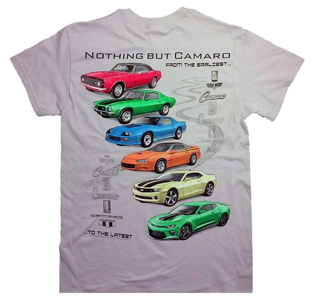 Chevy Camaro T-Shirt - 100% Cotton - Preshrunk Grey