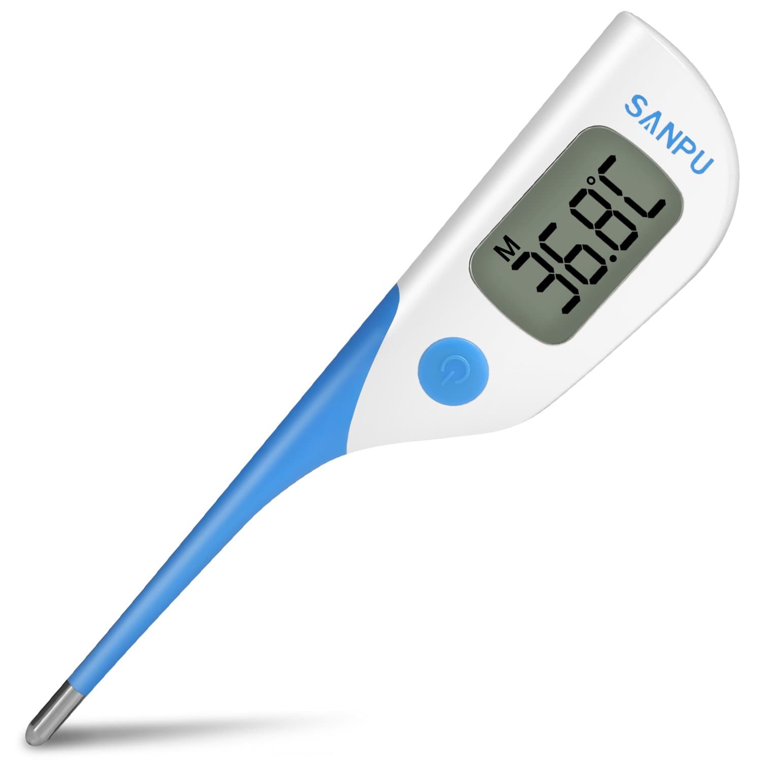 Medical Digital Rectal Thermometer with Fever Indicatio,Fast Accurate Reading in 8 Seconds for Oral and Armpit Used for Baby and Adults by FDA and CE Approved
