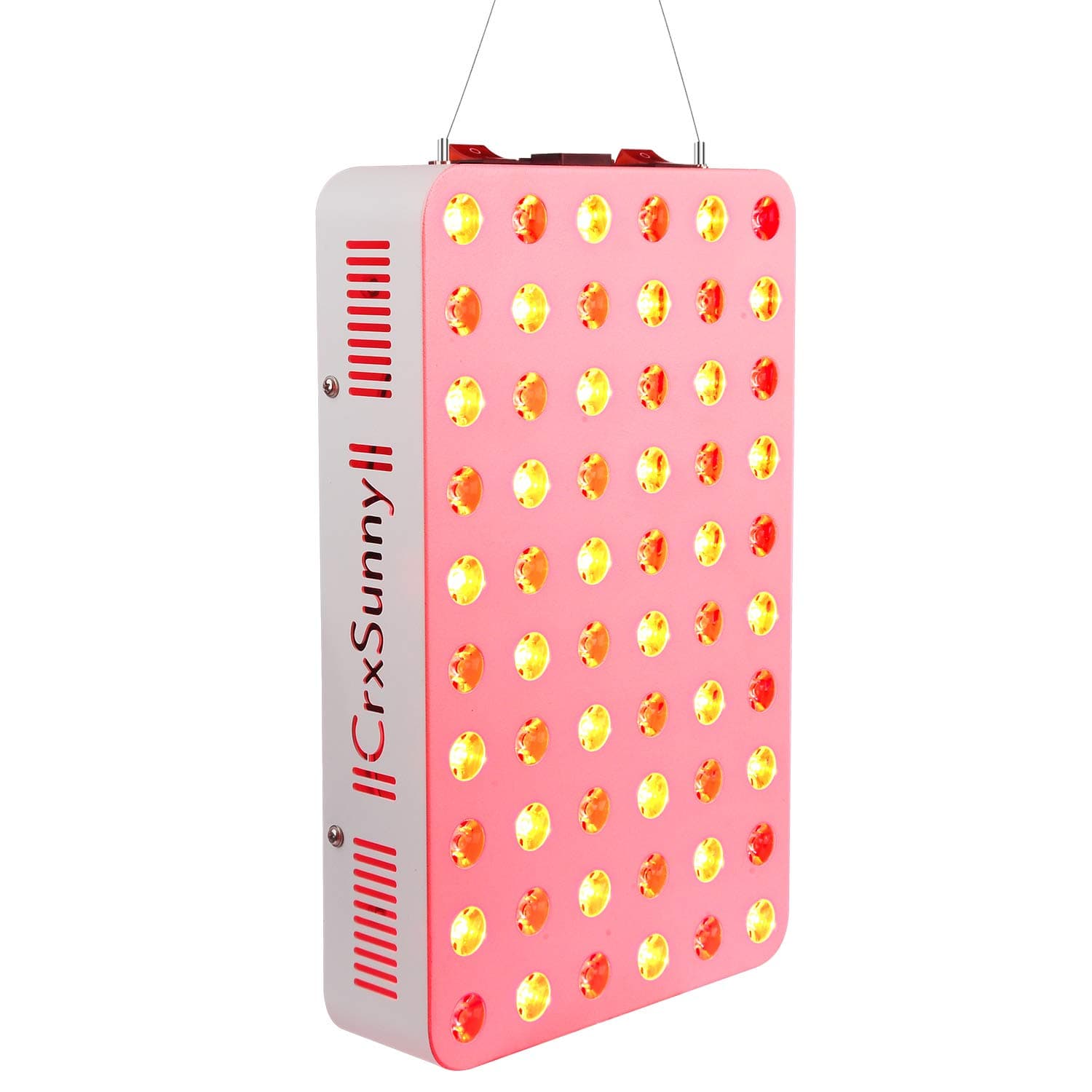 300W Red LED Light Therapy Lamp, Red 660nm and Near Infrared 850nm LED Light Therapy Device