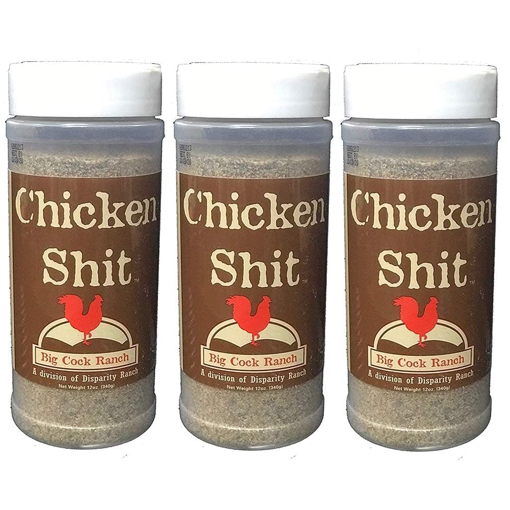 Shit Seasoning for Meat and Food (Pack of 3) (Chicken Shit 12oz)