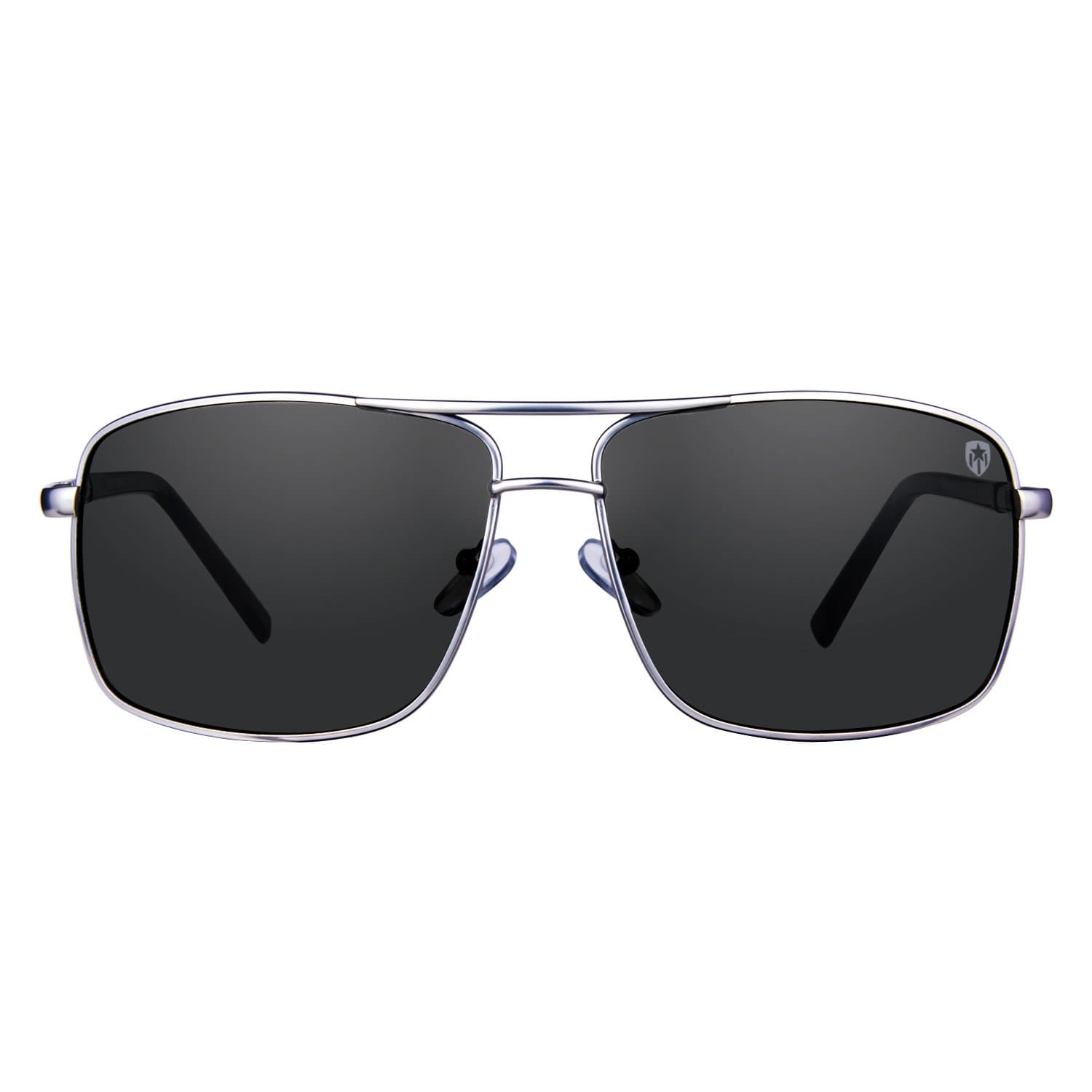 Tom Martin UV Protected Rectangular Men's Sunglasses - (TM-1713SM-B|61|Smoke Black Color Lens)