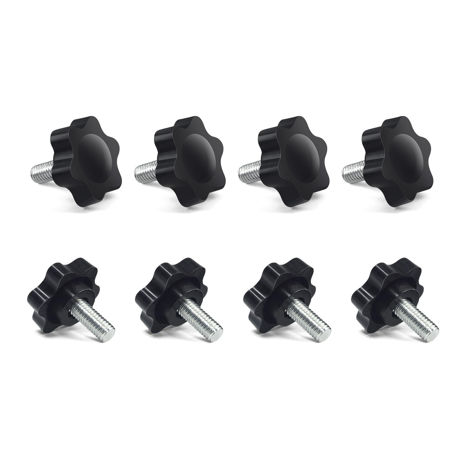 Black Steering Wheel Screw Clamp Pedal Mounting Screw Bolt for Logitech G25 G27 G29 G920 G923 (8PCS)