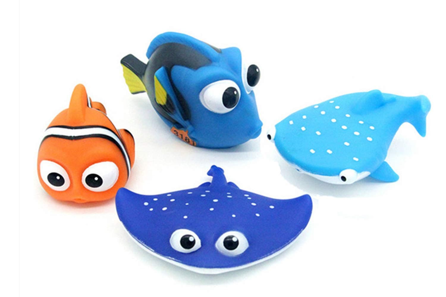 ALLCELE Kid Shower Toy Baby Bath Toys for Squirt, Finding Dory Nemo Toddler Swimming Pool Toys 4pcs