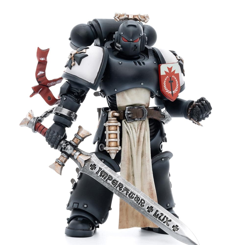1/18 Warhammer 40,000 Action Figure Black Templars The Emperors Champion Rolantus Collection Model
