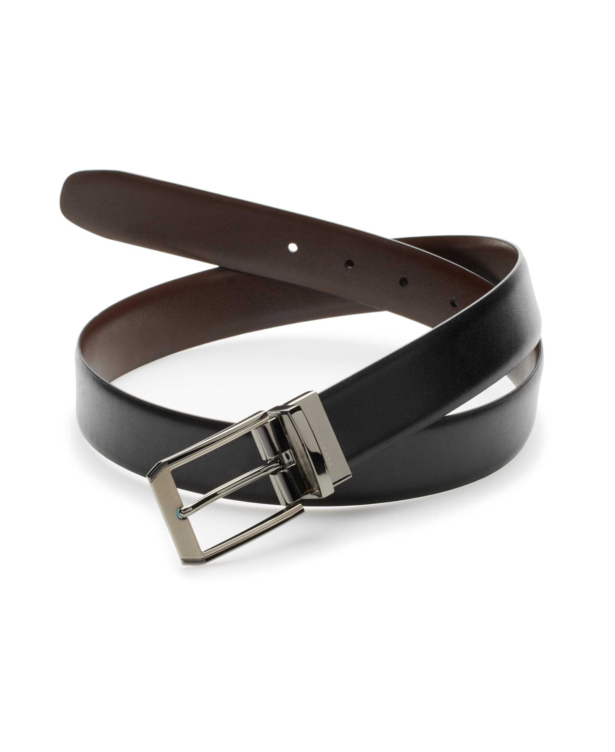Men's Portfolio Love Triangle Reversible Leather Dress Belt
