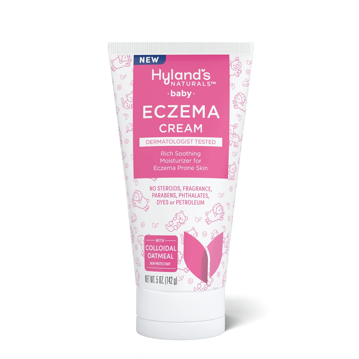 Hyland's Baby Eczema Cream, Rich Soothing Moisturizer for Eczema Prone Skin, With Colloidal Oatmeal, 5 ounce
