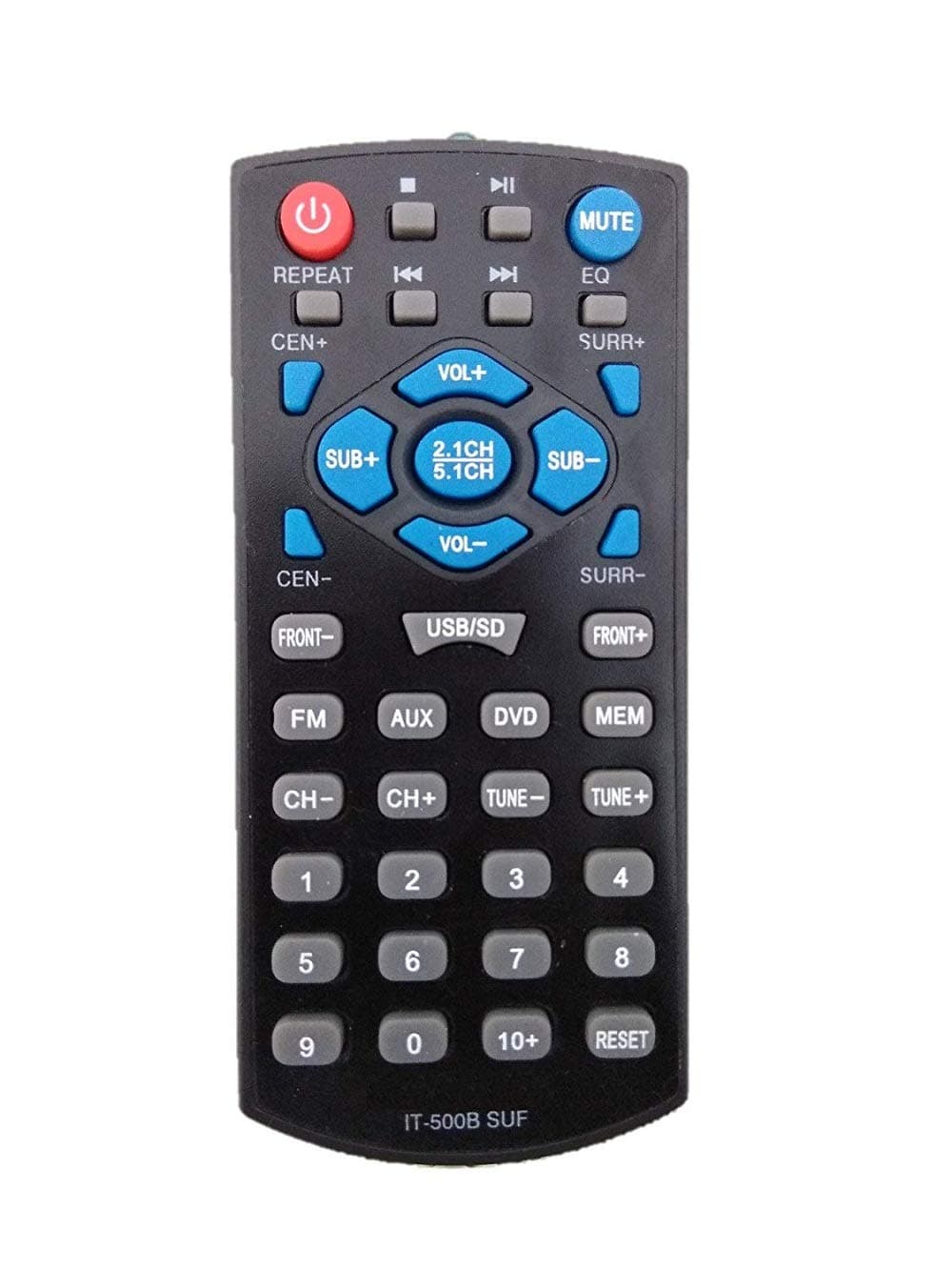 BhalTech IT-500B SUF System Remote Control (Suitable for Intex Home Theatre Old Must be Exactly Same) Compatible with Intex Home Theater Remote