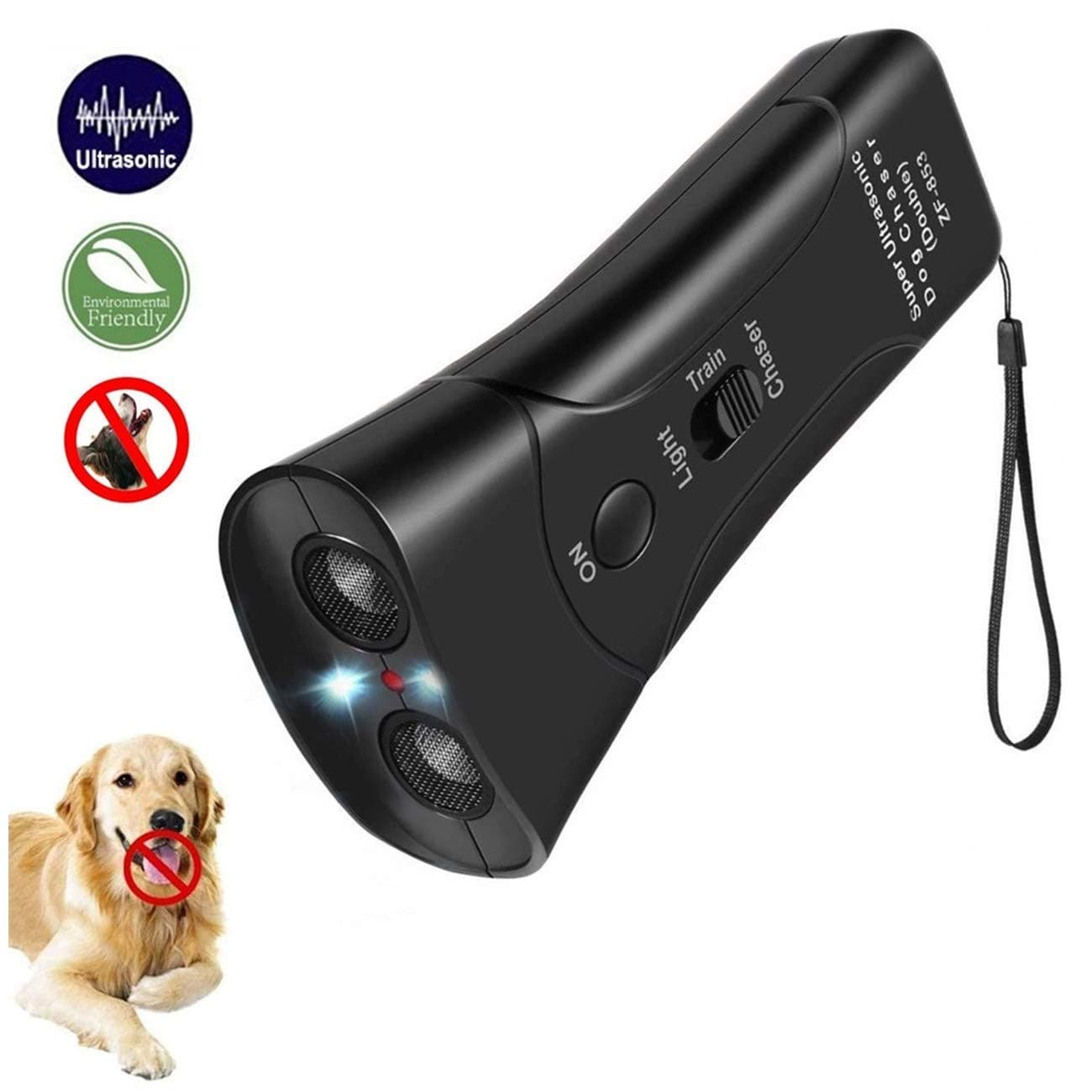 DOPQIEG DOPQIEG Ultrasonic Dog Repeller, Electronic Anti Barking Stop Bark
