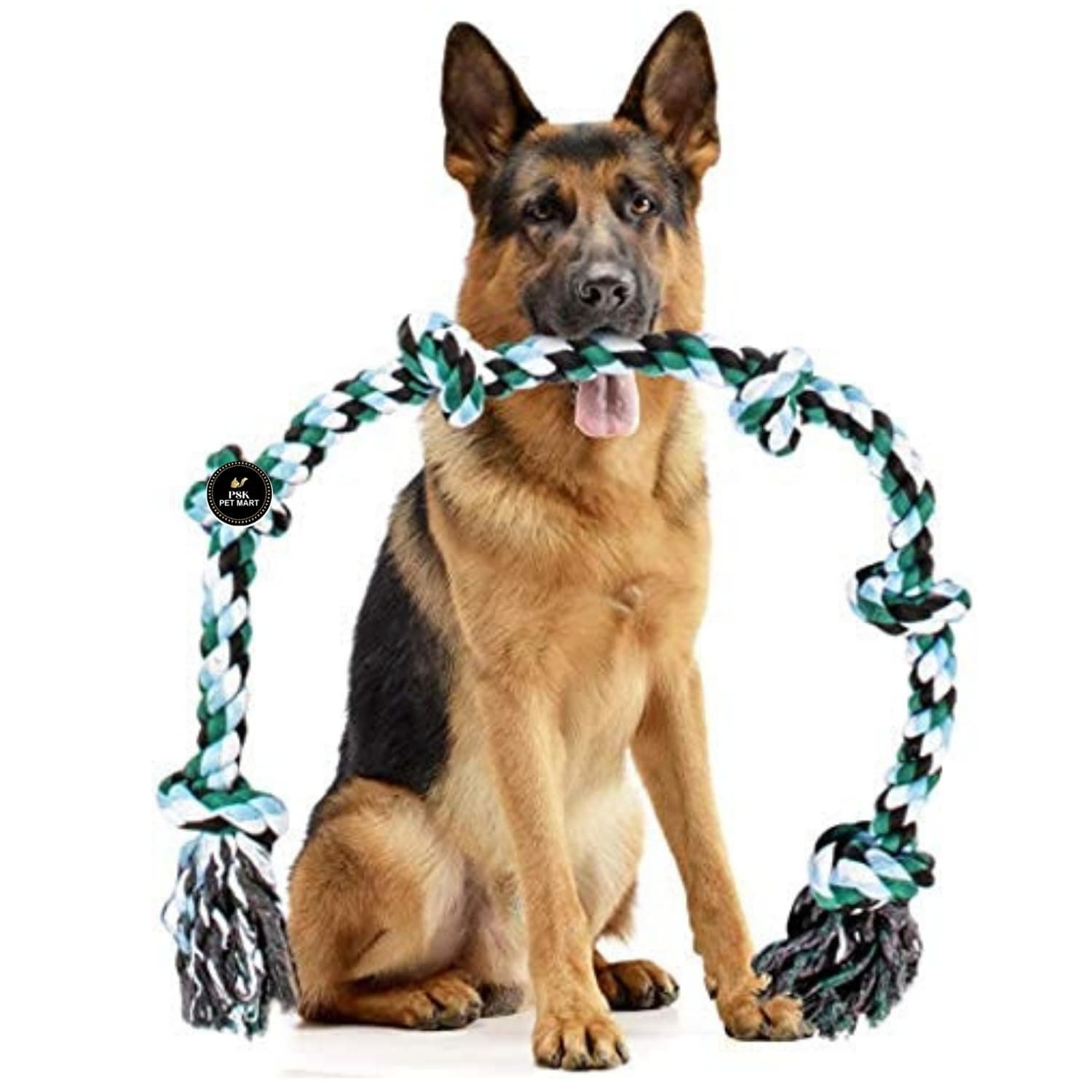 PSK PET MART Large Dog Rope Toys for Aggressive Chewers - Cotton Rope Dog Chew Toys for Tug of War and Training