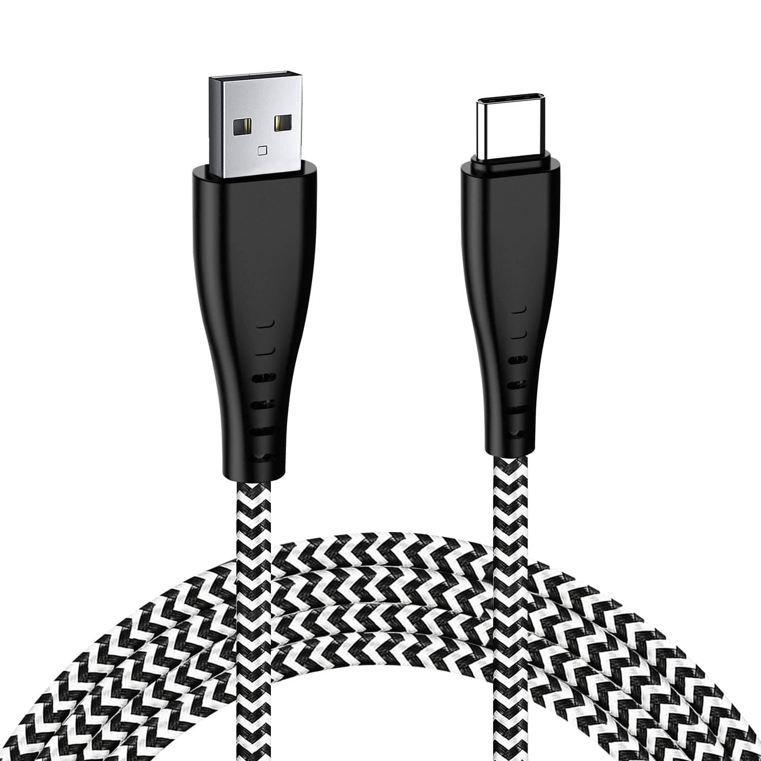 USB Type C Cable Fast Charge 2M 2M,3A Charger Charging Lead for Samsung Galaxy A50 A70 A51 A71 5G A41 A21S A31 A80 A40 A42 A32 A90 Note 9 8 10 20 A20E