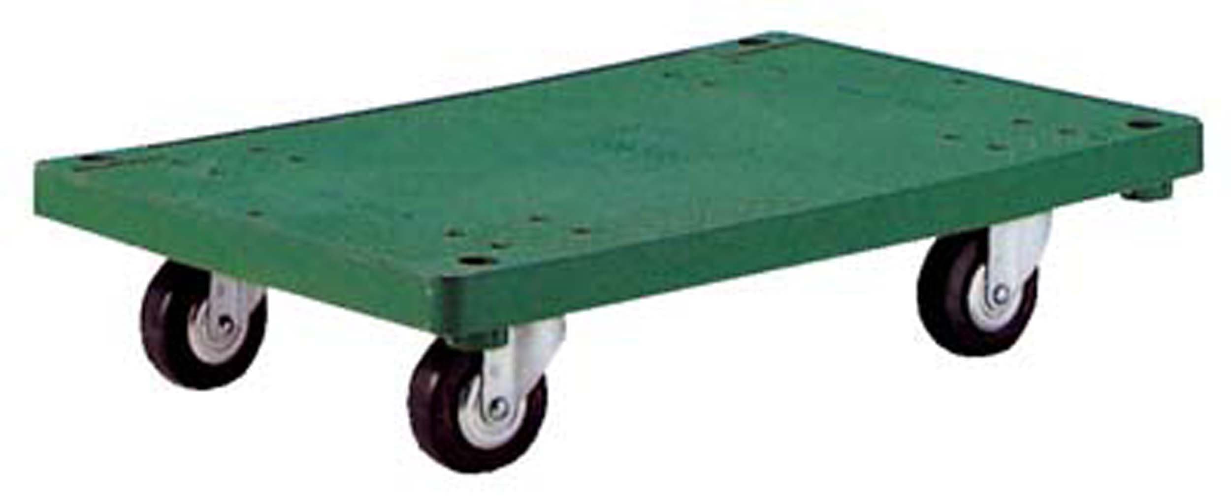 IHS POS-1830 Plastic Dolly with 4" Caster, 500 lbs Capacity, 30" Length x 18" Width x 6" Height Deck