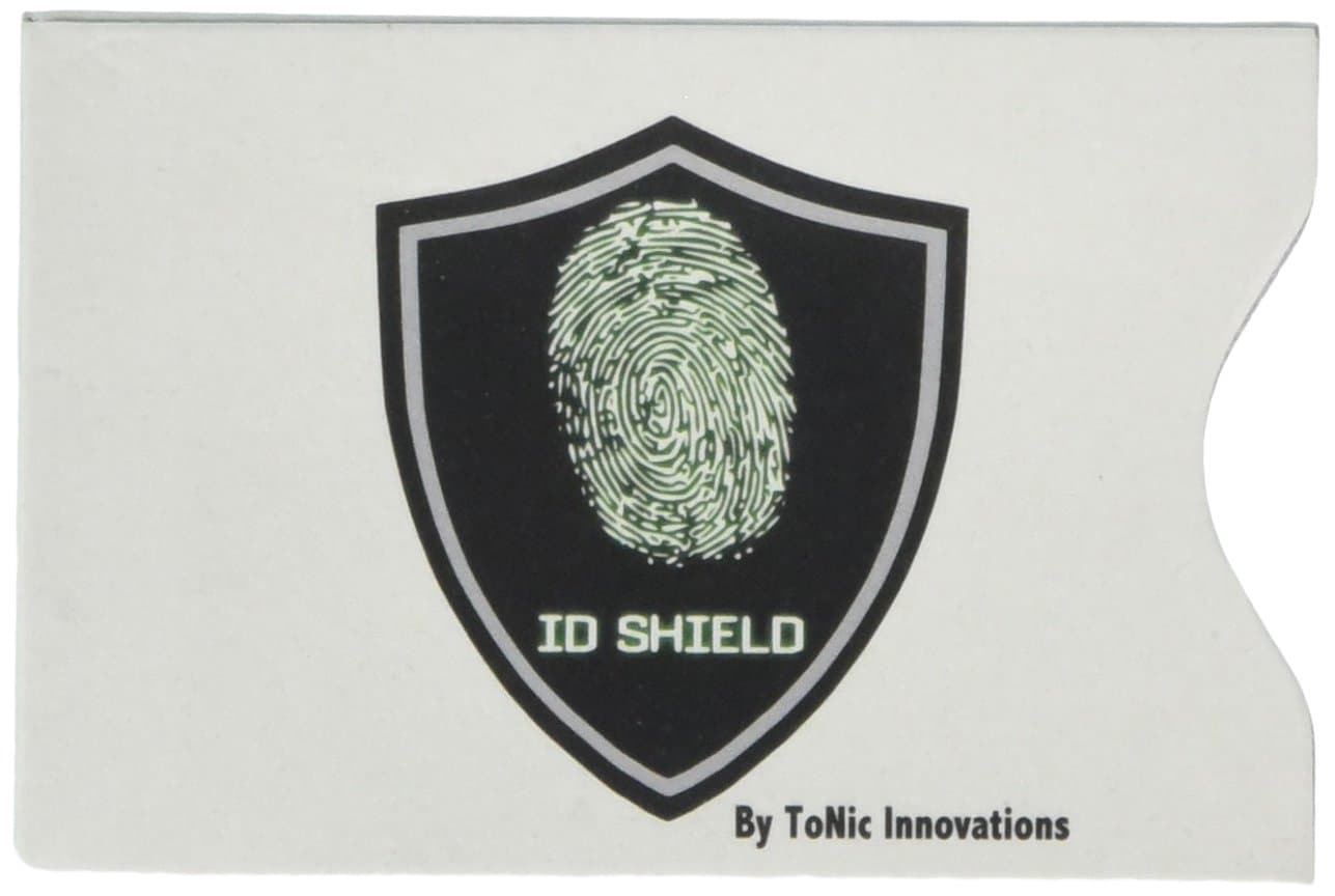 ToNic Innovation RFID Blocking Sleeve, Anti Identity Theft Credit Card & Passport Card Protectors for Wallet by ID Shield, 10 Piece