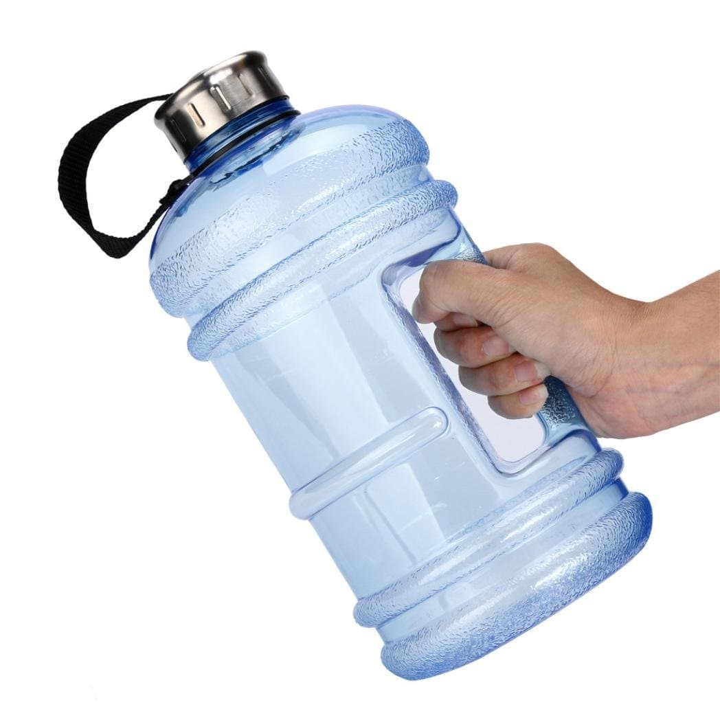 FEITONG 2.2L Big Large BPA Free Sport Gym Training Drink Water Bottle Cap Kettle Workout