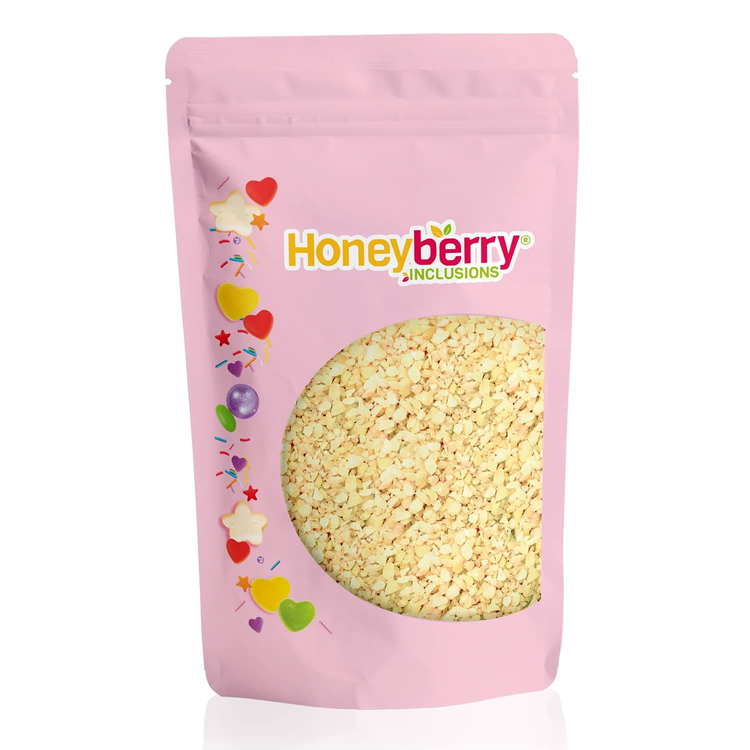 Uncoated Popping Candy 1kg - Non Coated, Unflavoured, Natural Plain Popping Candy for Baking Cake Decoration