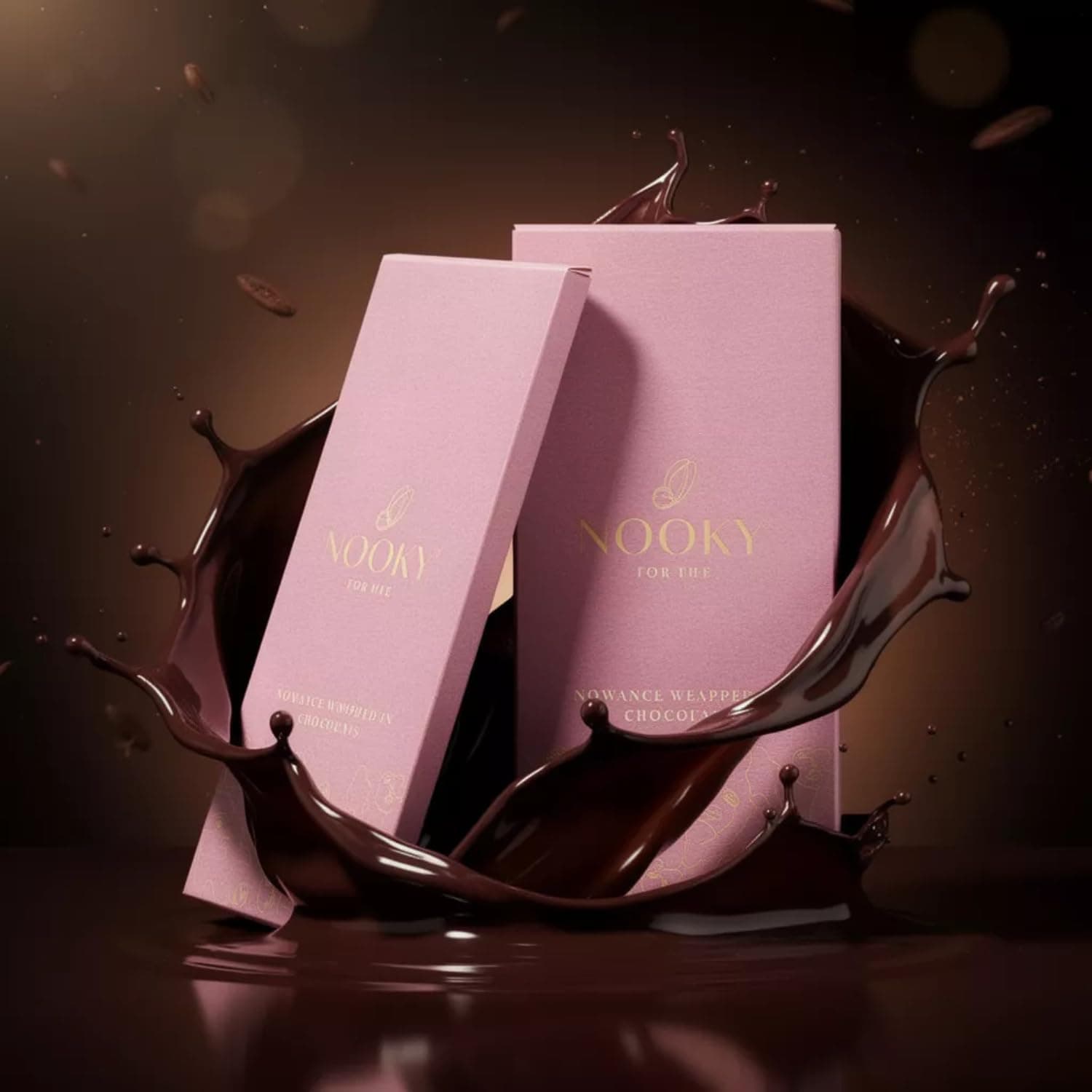 Nooky Dark Chocolate Bars For Her|Luxurious Dark Chocolate For Uplifting Mood|Best Gift For Her (Pack Of 1),58 Gram