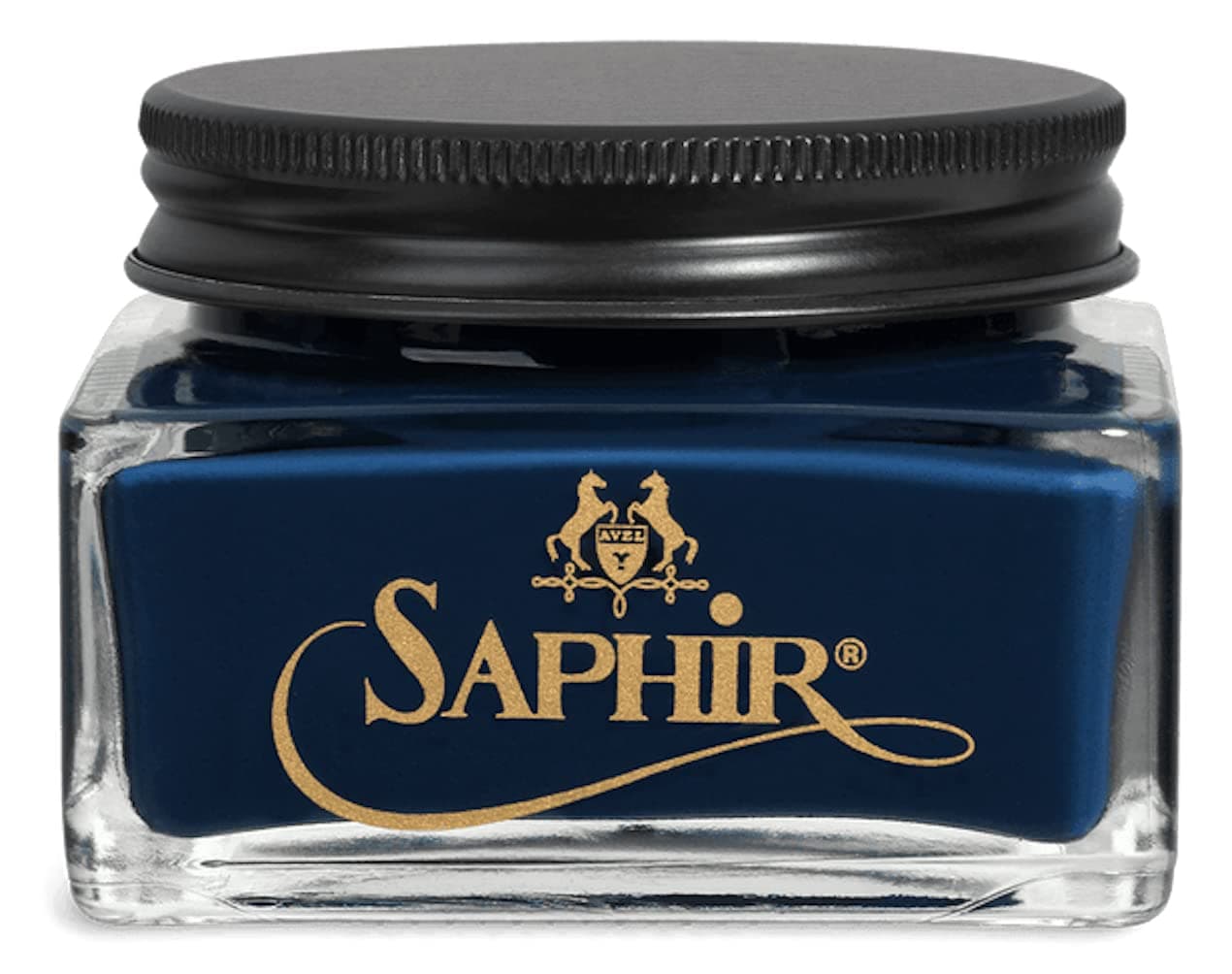 NOIR Medaille d’Or Pommadier Natural Cream Leather Shoe Polish, Petrol Blue, 75ml