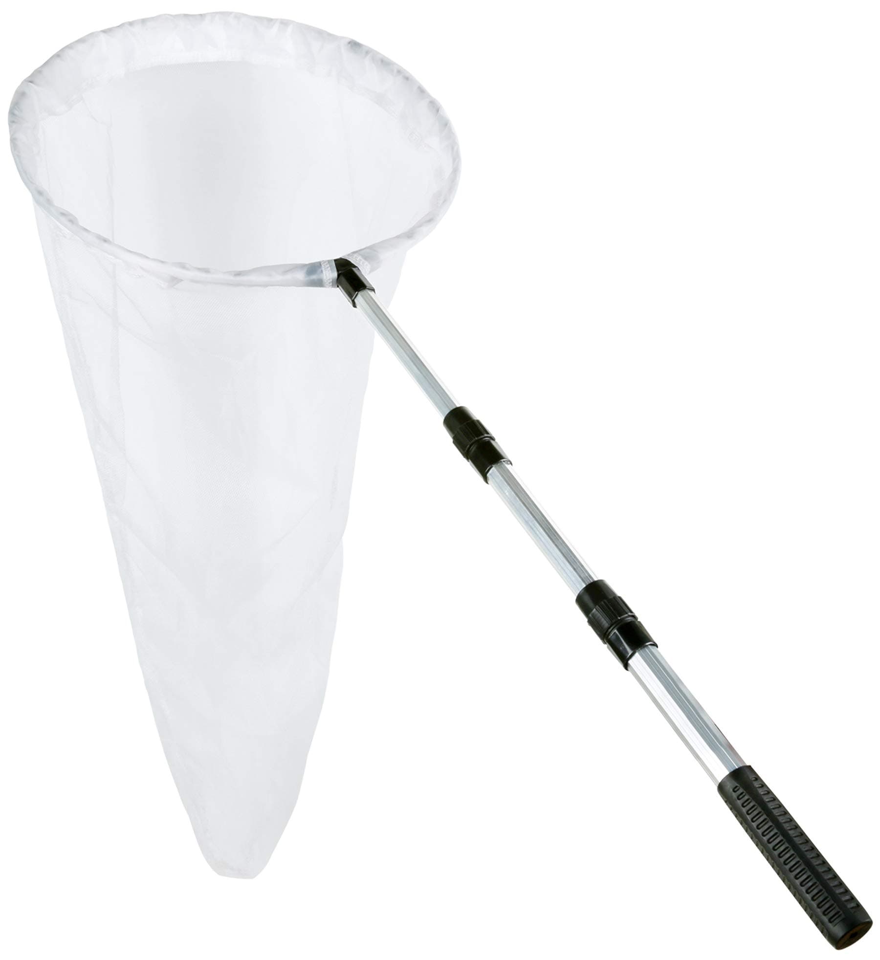 RESTCLOUD Insect and Butterfly Net with 12" Ring, 24" Net Depth, Handle Extends to 36 Inches
