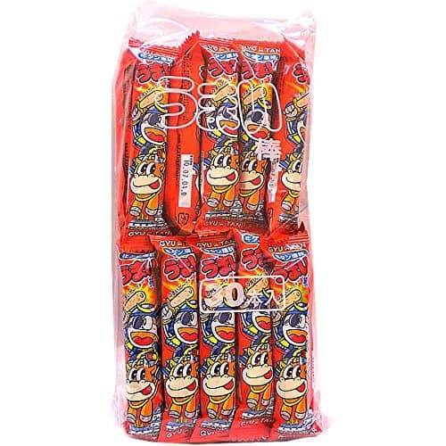 Umai Bar Gyuutan (Beef Tongue) Flavor 30 packages Japanese Snack Umaibo by Dagashi