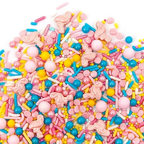 Sprinkles | FLAMINGLE Sprinkle Medley 8oz | Gorgeous Sprinkle Blends for Every Occassion | GLUTEN FREE. NUT FREE. DAIRY FREE.
