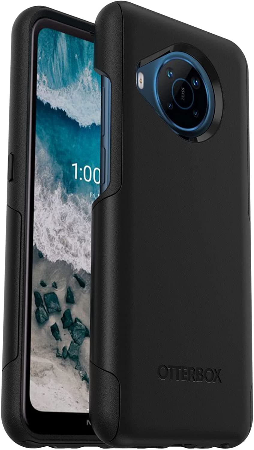 Nokia X100 Commuter Series Lite Case - Black, Slim & Tough, Pocket-Friendly, with Open Access to Ports and Speakers (no Port Covers),