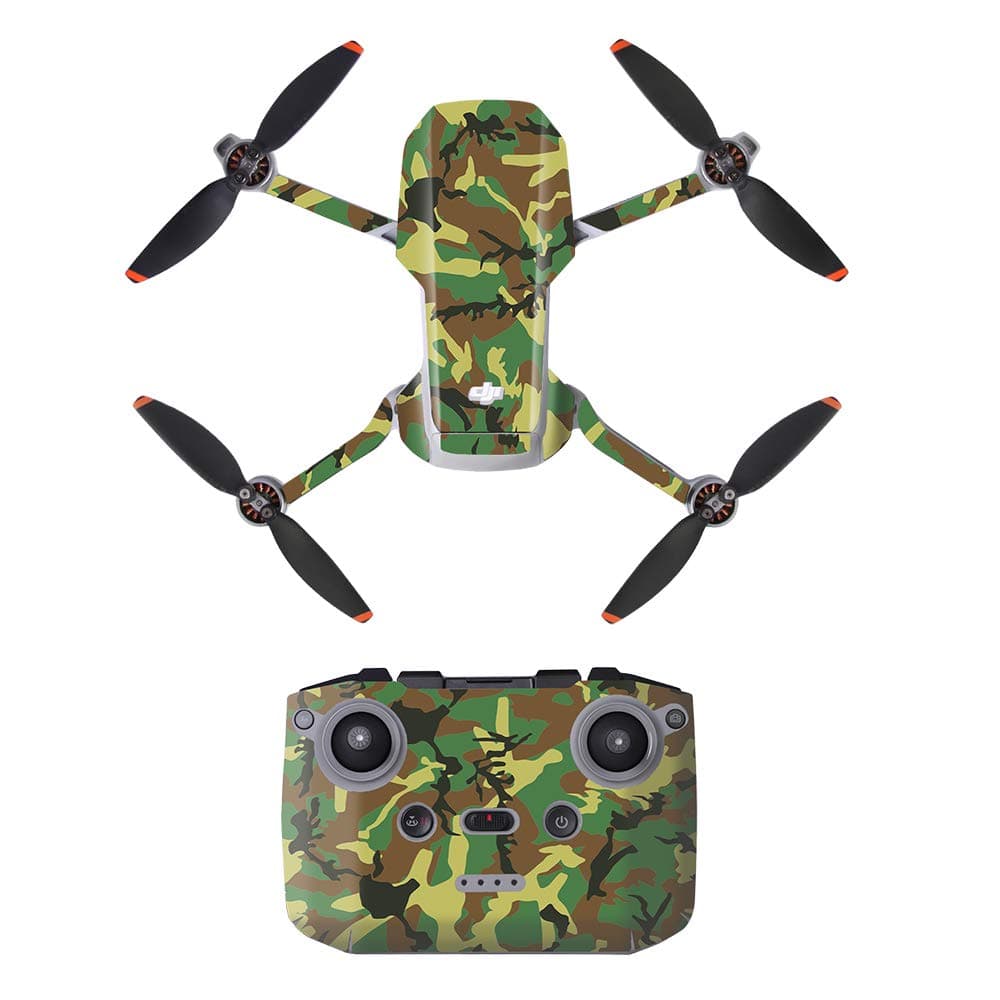 Linghuang PVC Decorative Sticker Remote Control and Drone Set for DJI Mavic Mini 2 Drone Waterproof DIY Accessories Scratch Protection (Type 5)