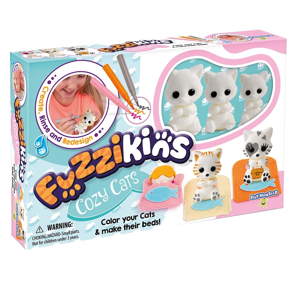Fuzzikins Cozy Cats - Craft and Play Set - Ages 4+