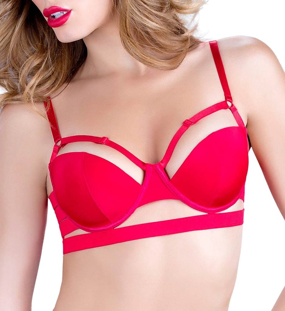 Bandage Style Bra Red X-Large