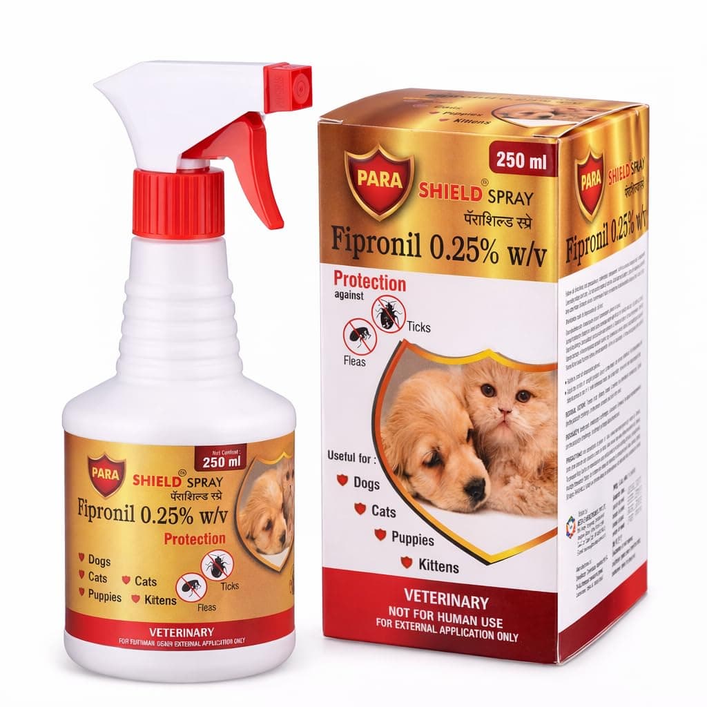 Medfly Parashield Fleas & Ticks Spray for Dogs and Cats - 250 ML