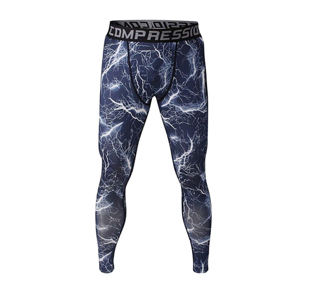 Wogiz 1Bests Men and Yonth Boy Fitness Compression Pants Running Tights Length Pants Leggings