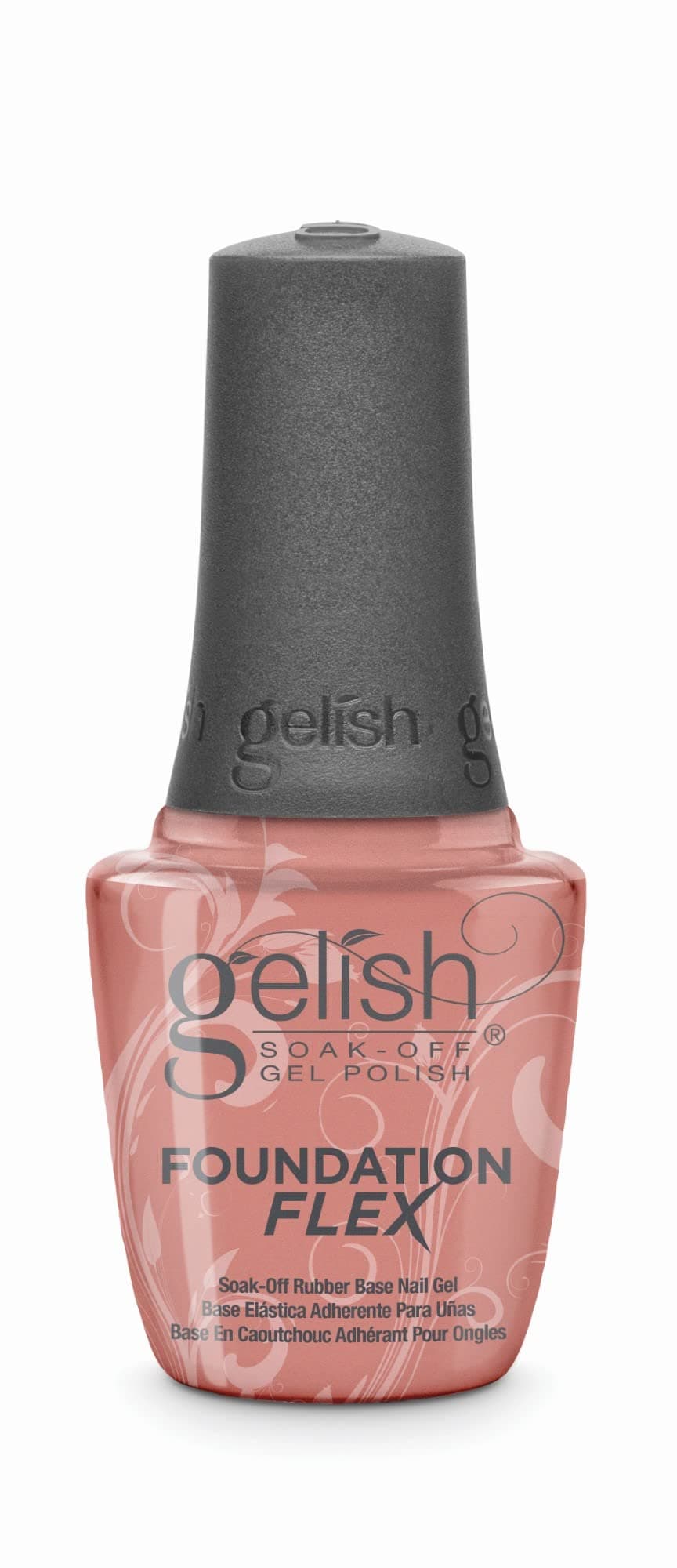 Gel Polish - Foundation Flex Soak-Off Rubber Nail Base Coat - Cover Beige 15ml