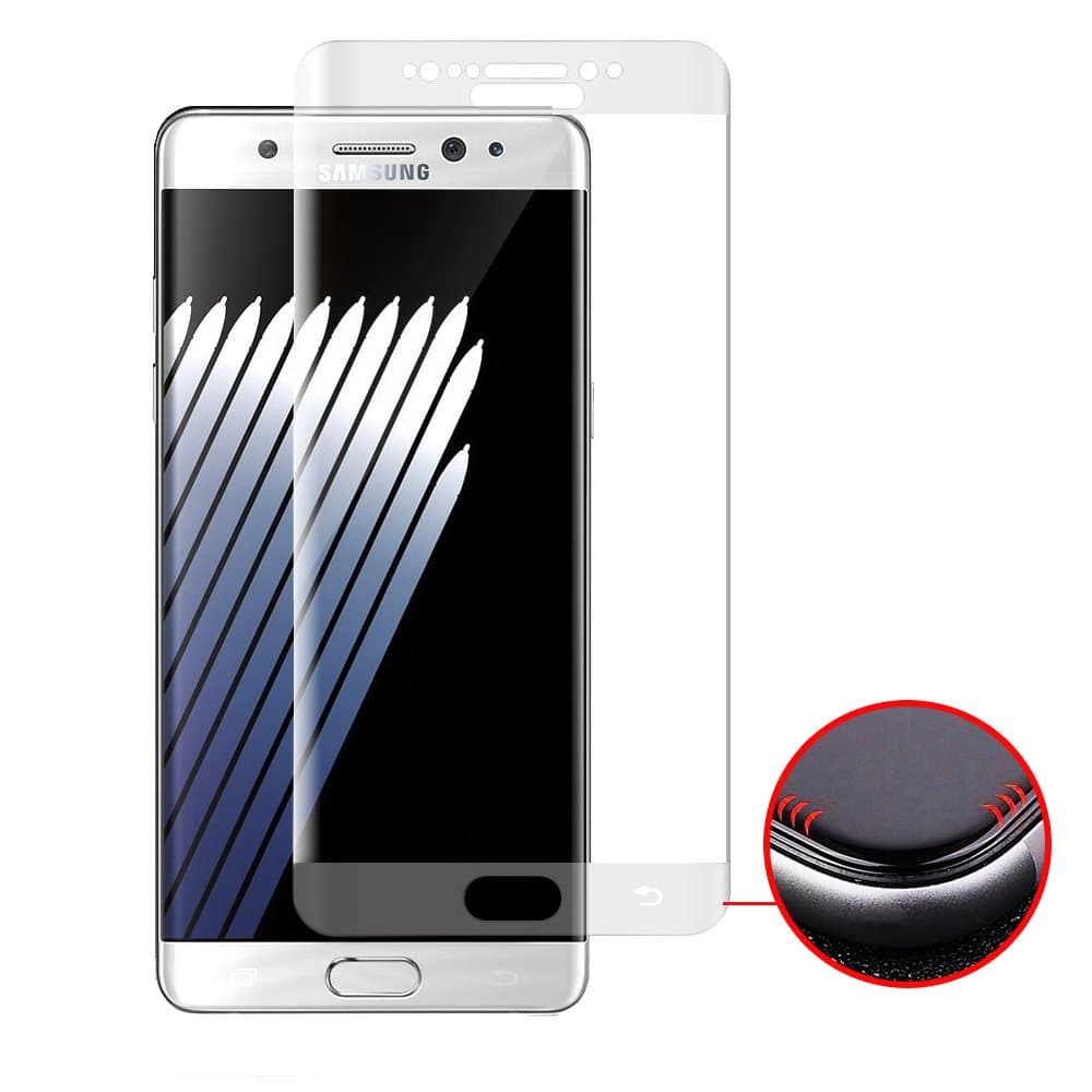 Donkeyphone c3d110 – Curved Glass Full Screen Protector 3d For Samsung Galaxy Note 7 and Fan Edition FE Tempered Glass, Transparent