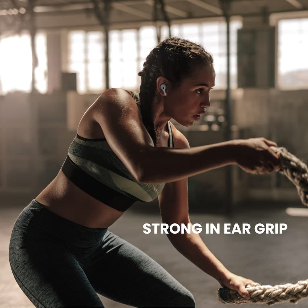 Foam Masters Ultra-Premium Memory Foam Ear Tips for AirPods Pro 1st & 2nd Gen | 3 Pairs | New Ver. | Secure Fit | Super Comfort | Better Noise Cancel | Replacement Buds (Small, Gray)