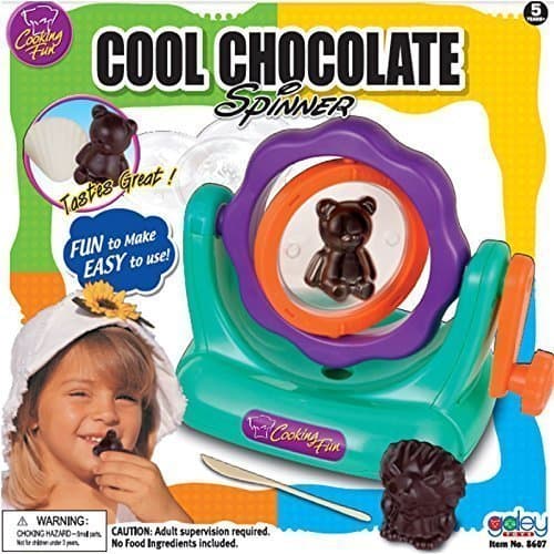 Cooking Fun Chocolate Rotator Maker Spinning Machine Party Candy Toy Teddy Bear Mould Mixer Spinner Gift