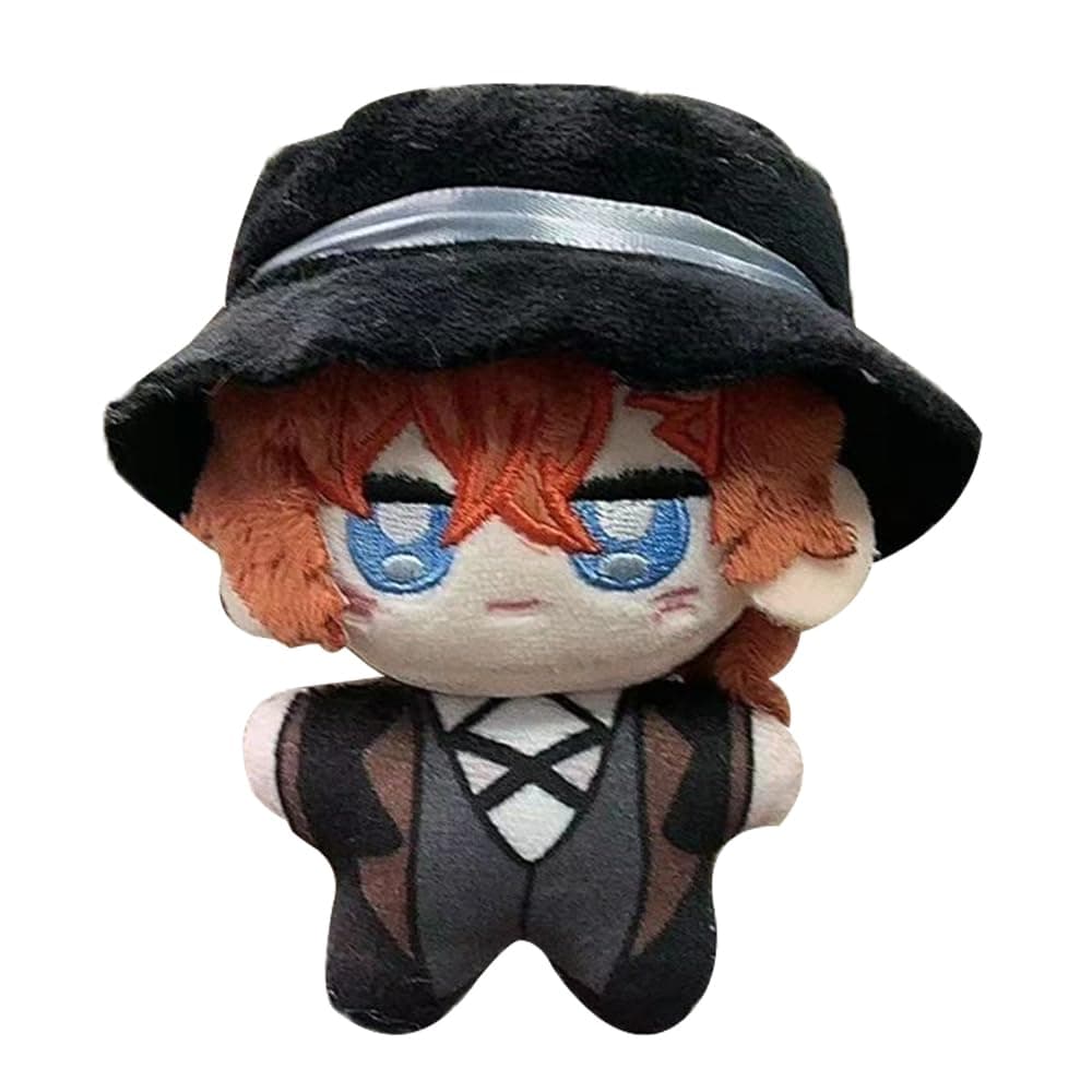 BSD Plush Nakahara Chuuya Soft Figure Anime Plushies Stuffed Pillow Schoolbag Wallet Pendant Charm Mini Hug Pillow Decoration