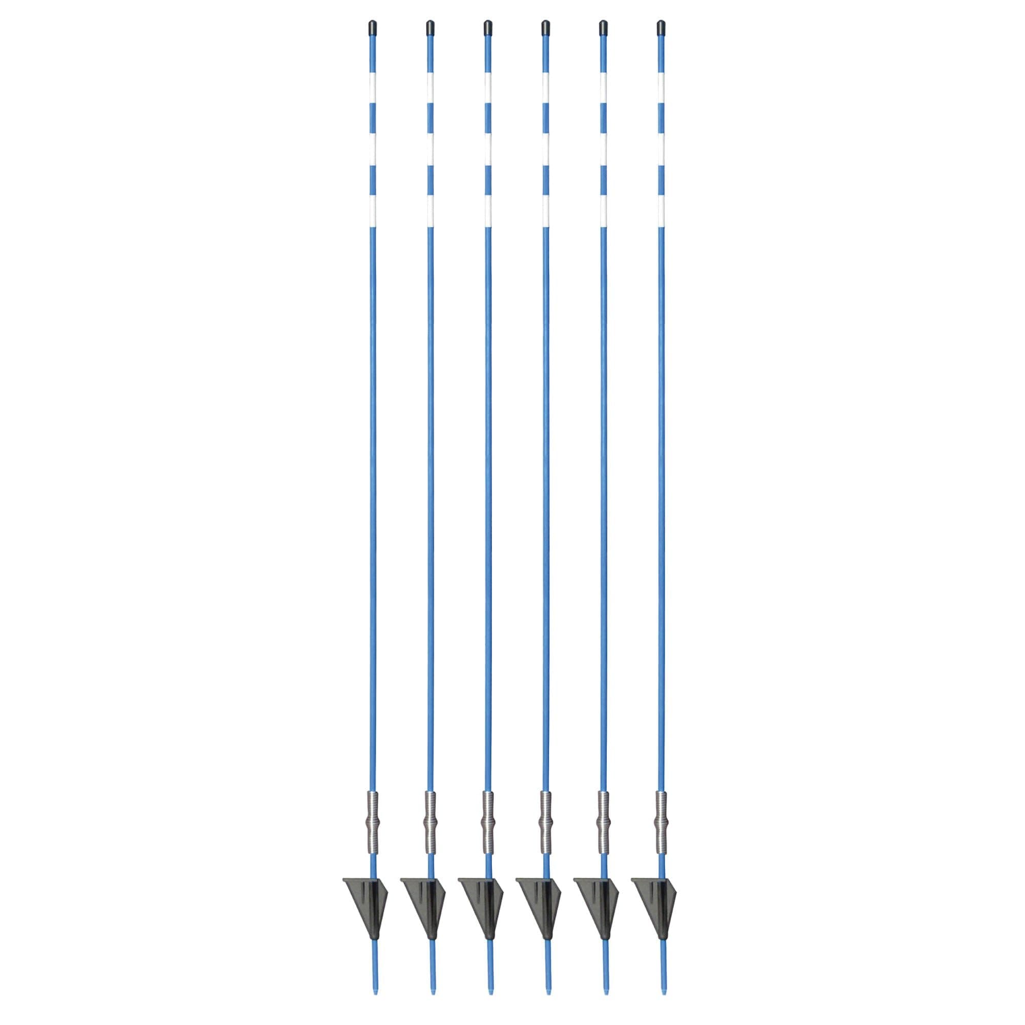 Spring Flex Driveway Markers - 6-Pack, Blue, 48in.H, Model Number SP5016