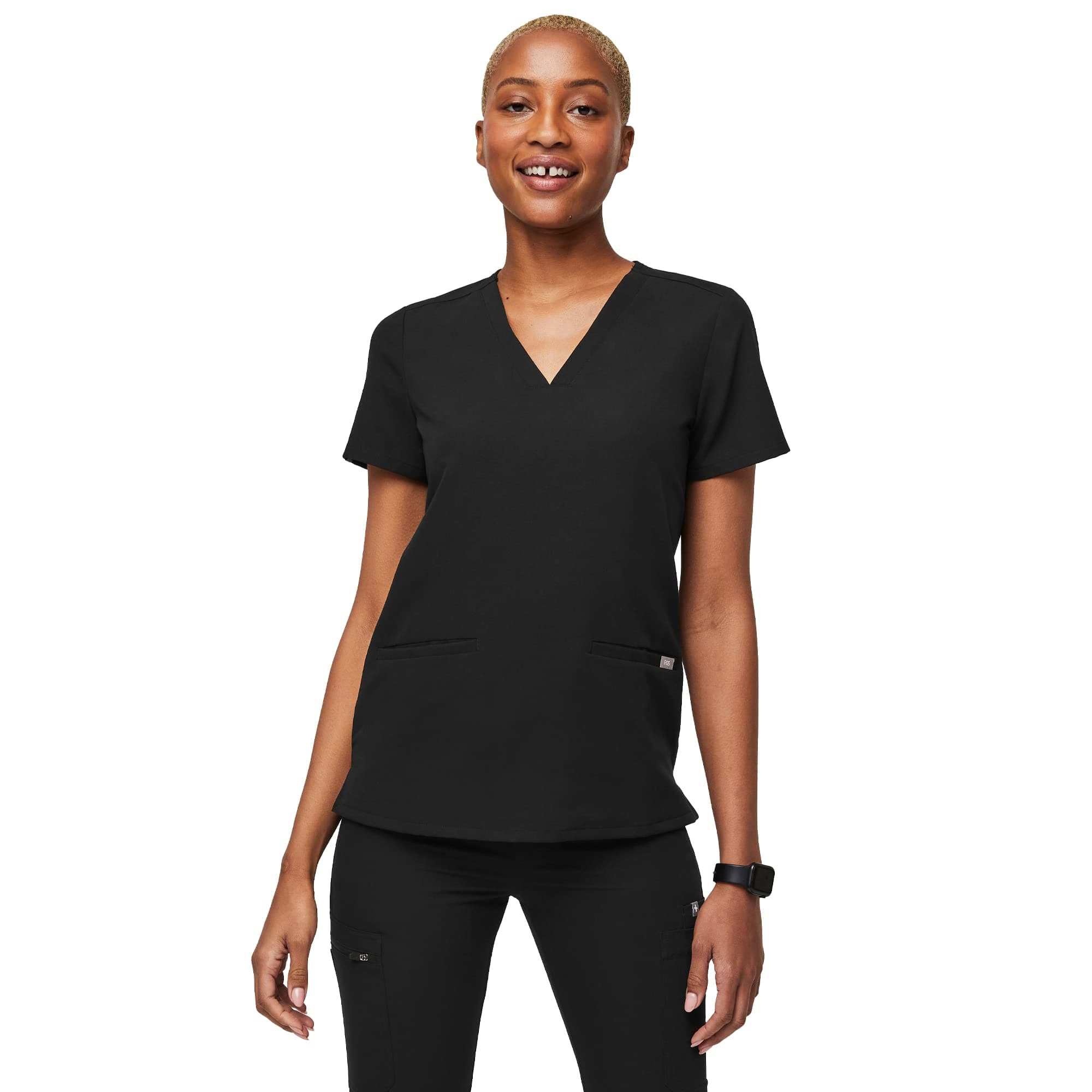 FIGS Casma Scrub Top for Women — Classic Fit, 3 Pockets, Four-Way Stretch, Anti-Wrinkle