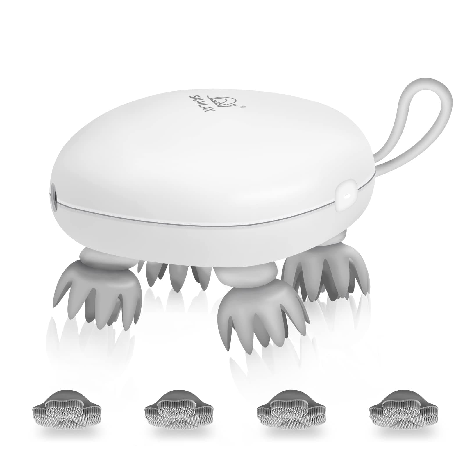 Snailax Head Massager,Portable Cordless Scalp Massager 2 Massage Styles & 3 Modes,Headheld Hair Massager,Head Scratcher for Face,Head,Body Pain Relief,Hair Growth,Stress Relax,Gifts for Men,Women