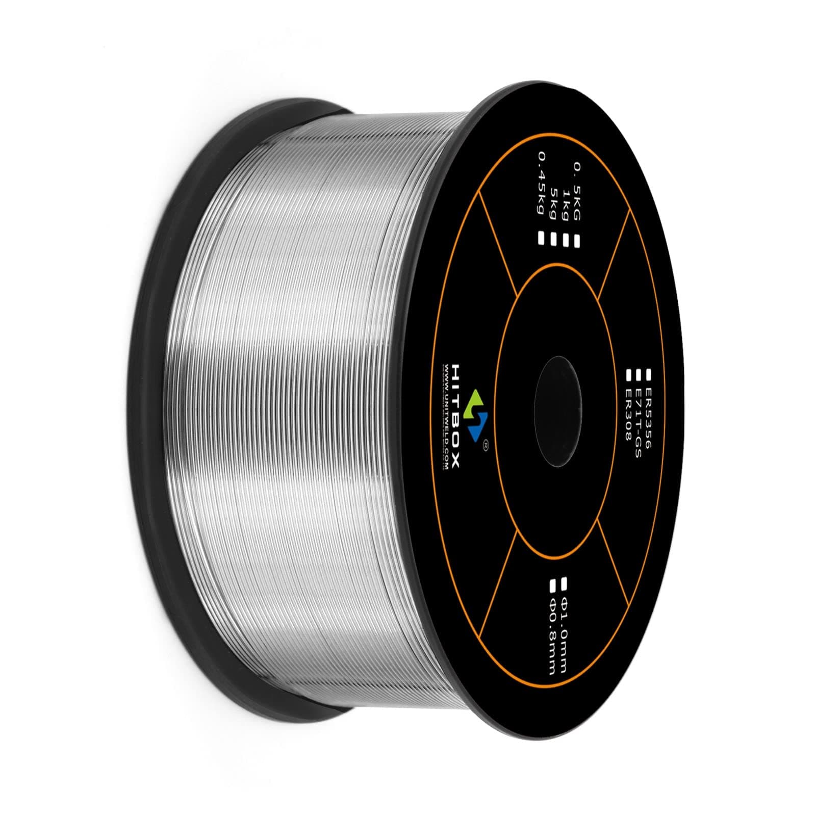 1KG 0.8MM Flux-Cored E71T-GS Welding Wire for MIG Welders, Gasless Self-Shielded Welding Wire for Carbon Steel and Mild Steel