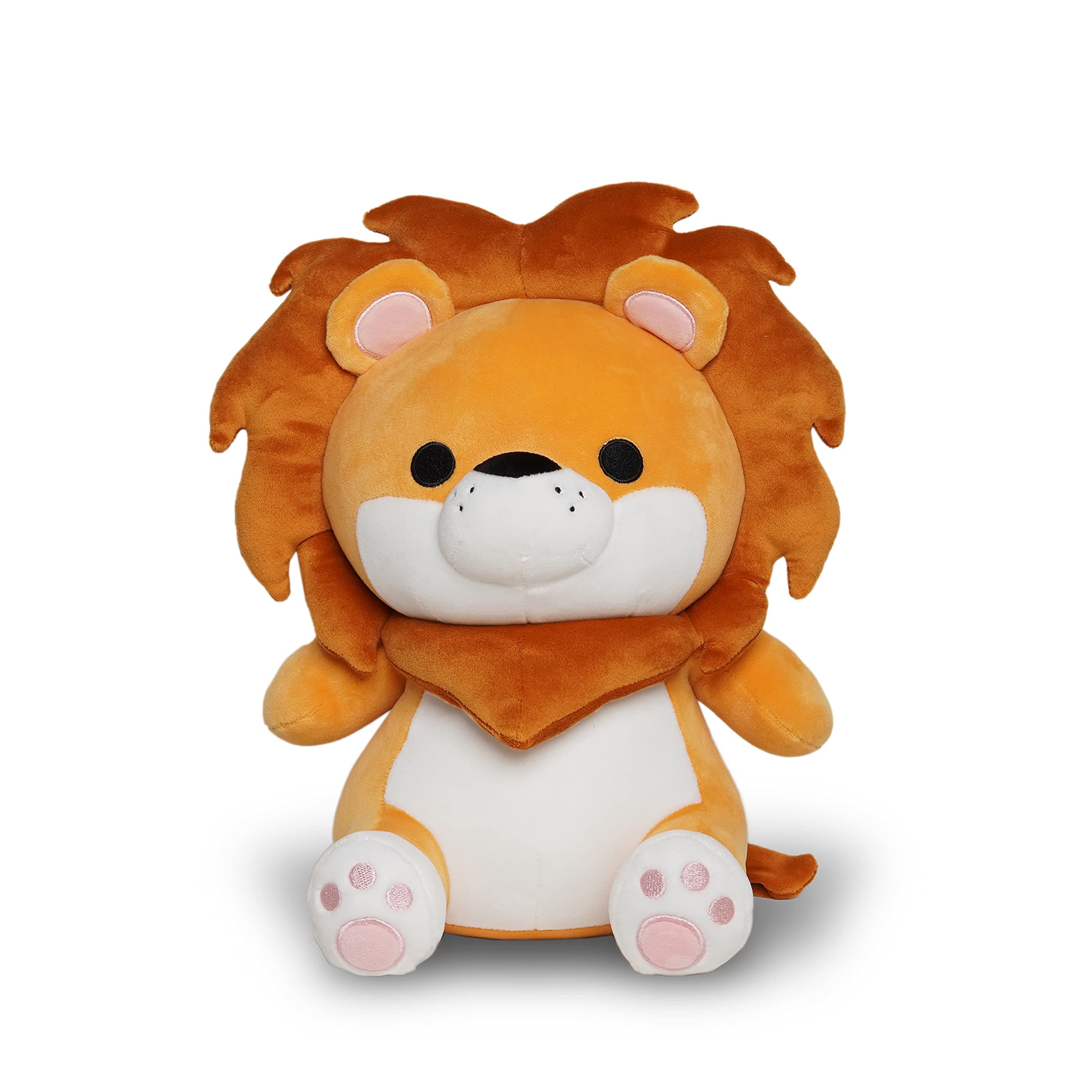 Avocatt Brown Lion Stuffed Plush - 10 Inches Stuffed African Lion Plushie - Plushy and Squishy Toy Stuffed Animal - Cute Toy Gift for Boys and Girls