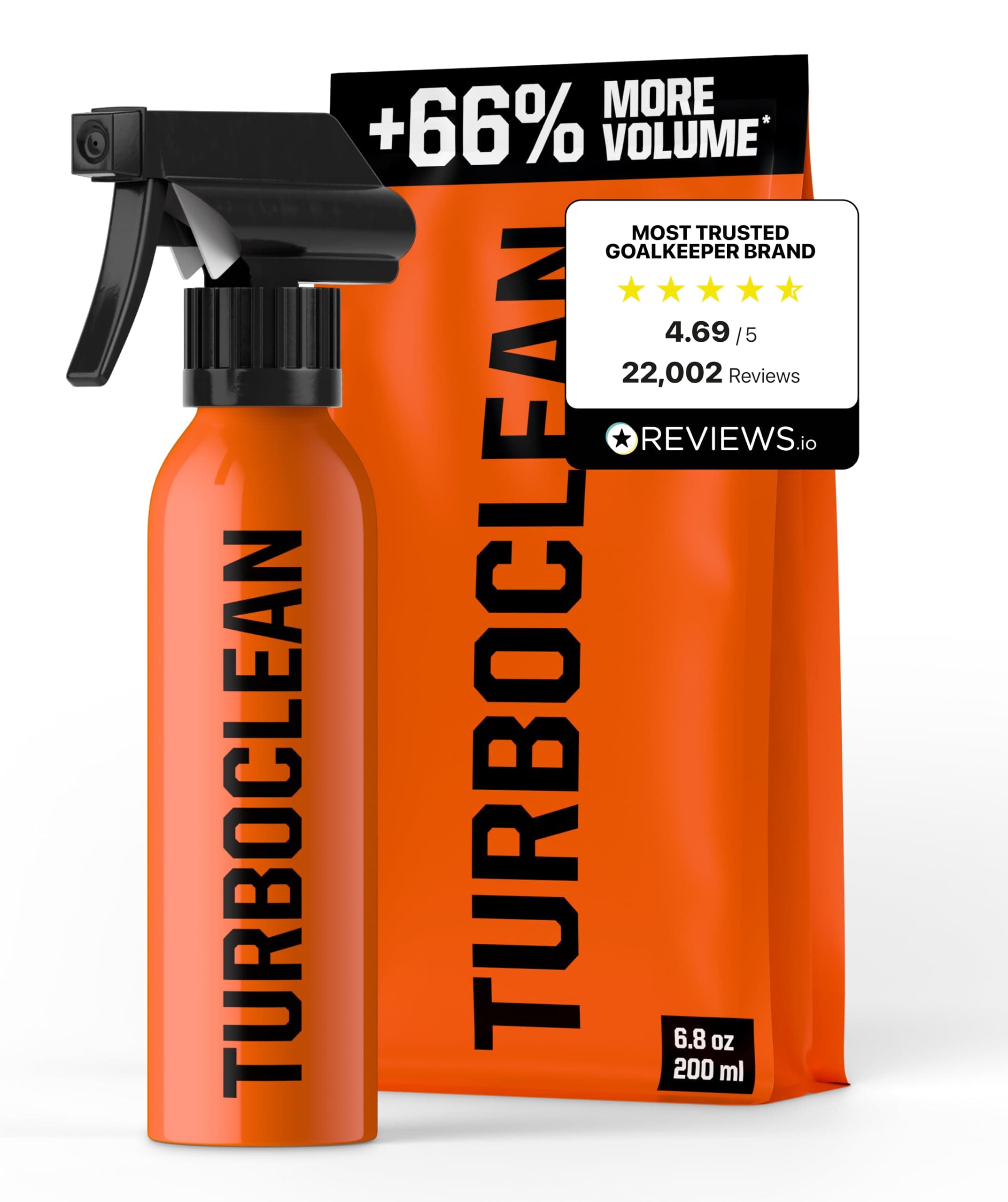 T1TAN TurboClean goalkeeper’s gloves cleaner 200 ml – highly concentrated & environmentally friendly