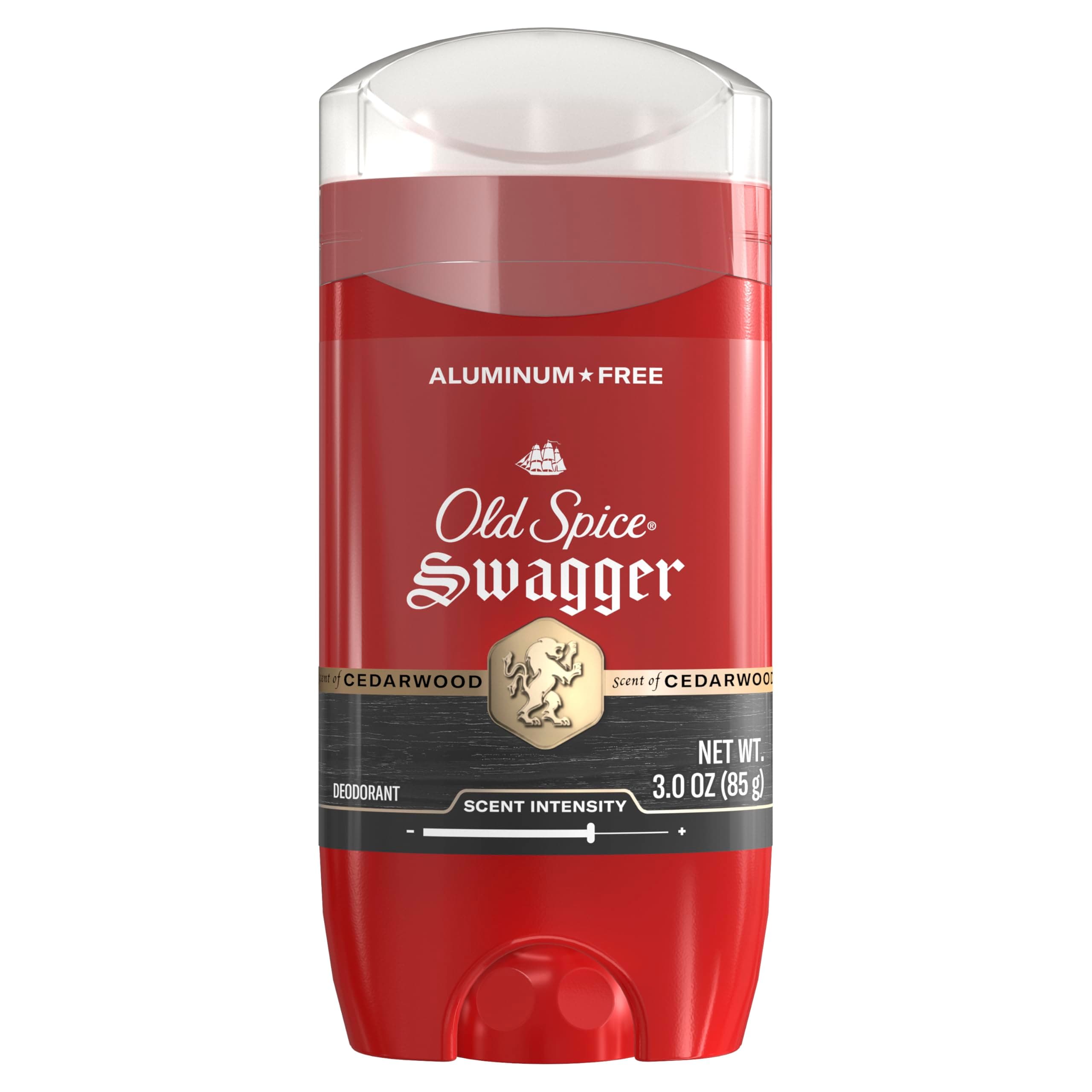 Aluminum Free Deodorant for Men, 24/7 Odor Protection, 24/7 Freshness & Lasting Scent, Swagger with Cedarwood Scent, 3.0 oz