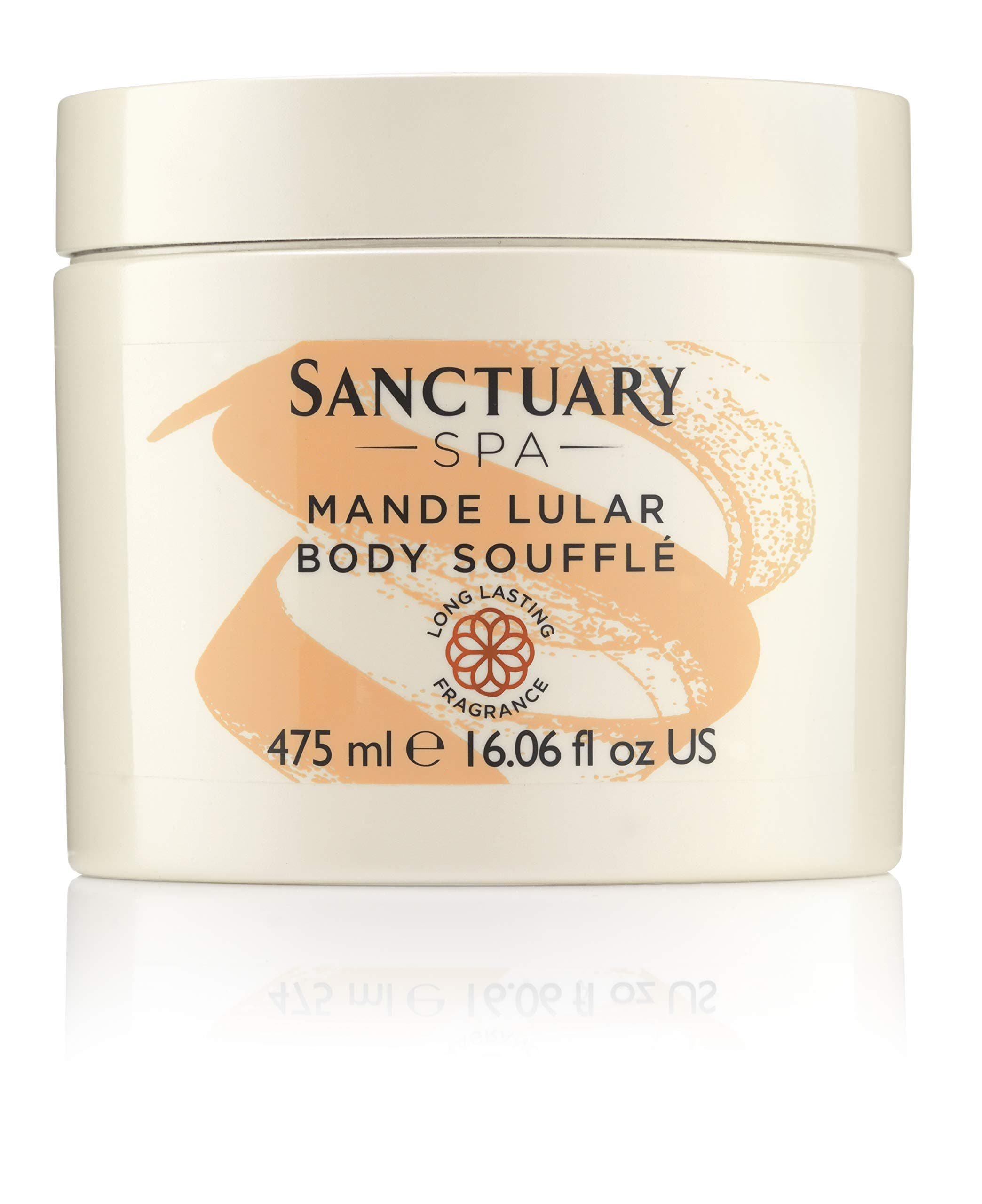 Sanctuary Spa Body Moisturiser, Whipped Crème Body Souffle with Shea Butter and Vitamin E, 475 ml