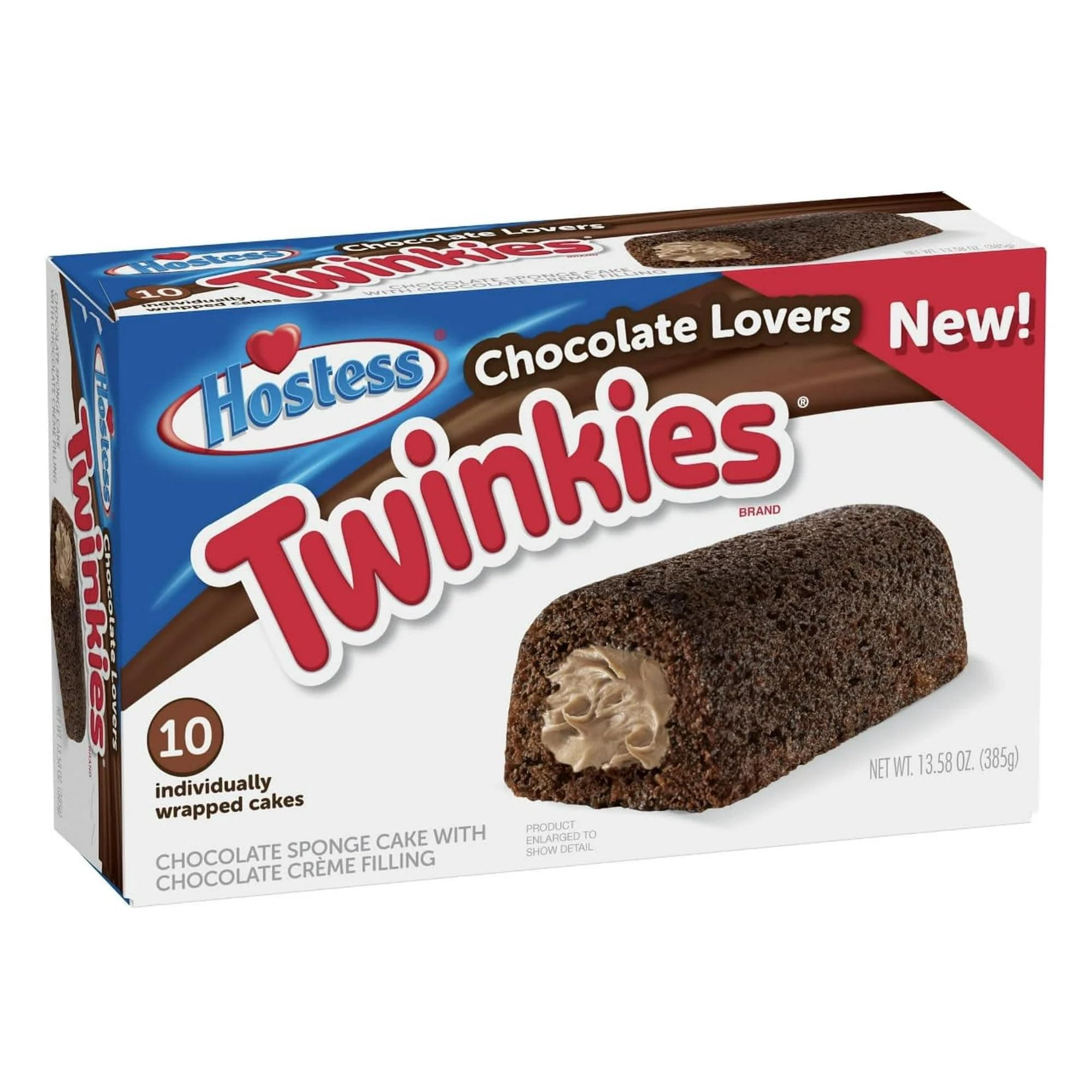 Twinkies, 13.5oz,10 count Box (Chocolate Lovers)