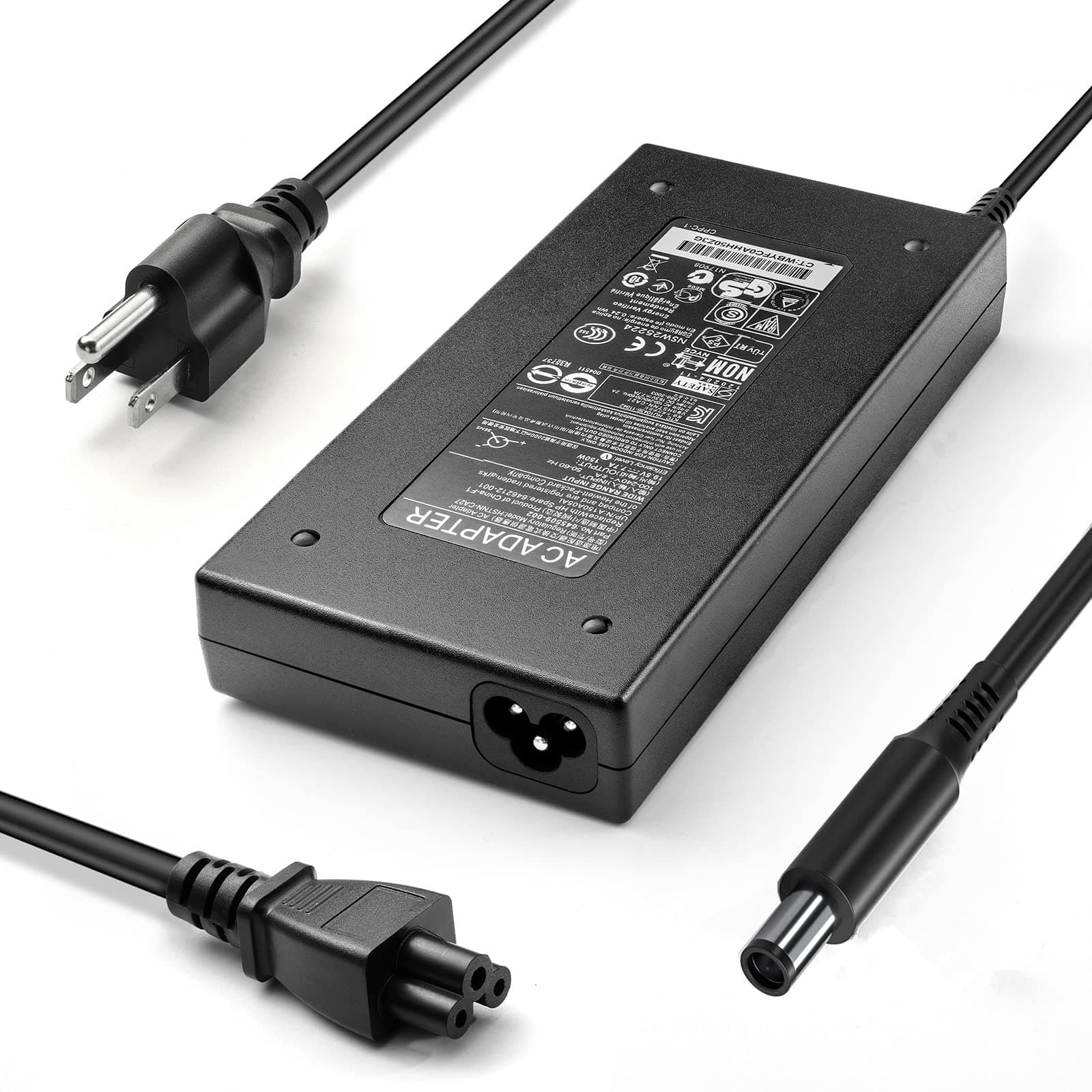150W Charger Fit for HP Thunderbolt Dock 120W G2 2UK37AA G4 4J0A2AA 4J0A2AA#ABA, G2 HSN-IX01, ProDesk 600 G4 G5 G3, EliteBook 8460W, 906329-001 932446-850 693709-001 801637-001 AC Adapter
