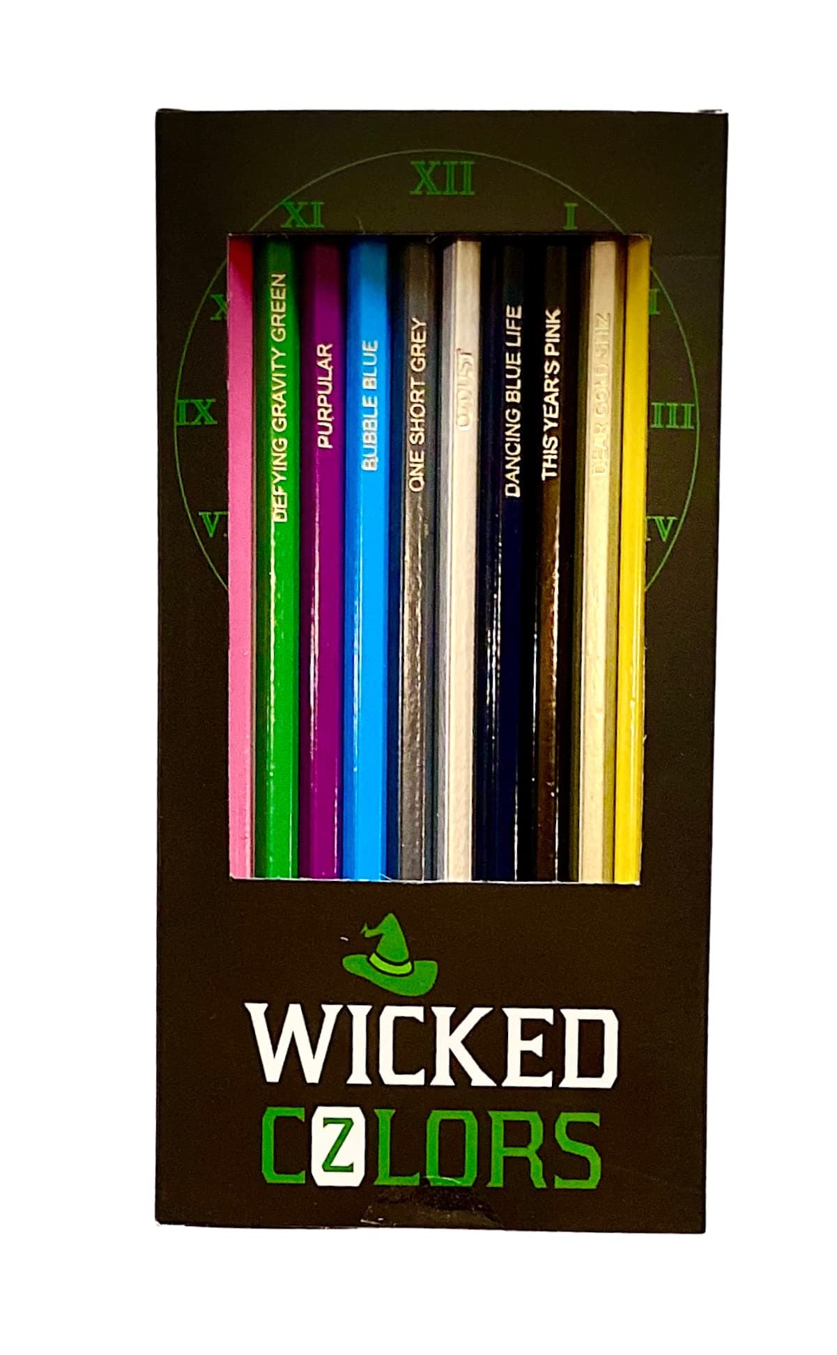Theatre Nerds Wicked Colored Pencils - 12 Broadway Musical Parody Colors
