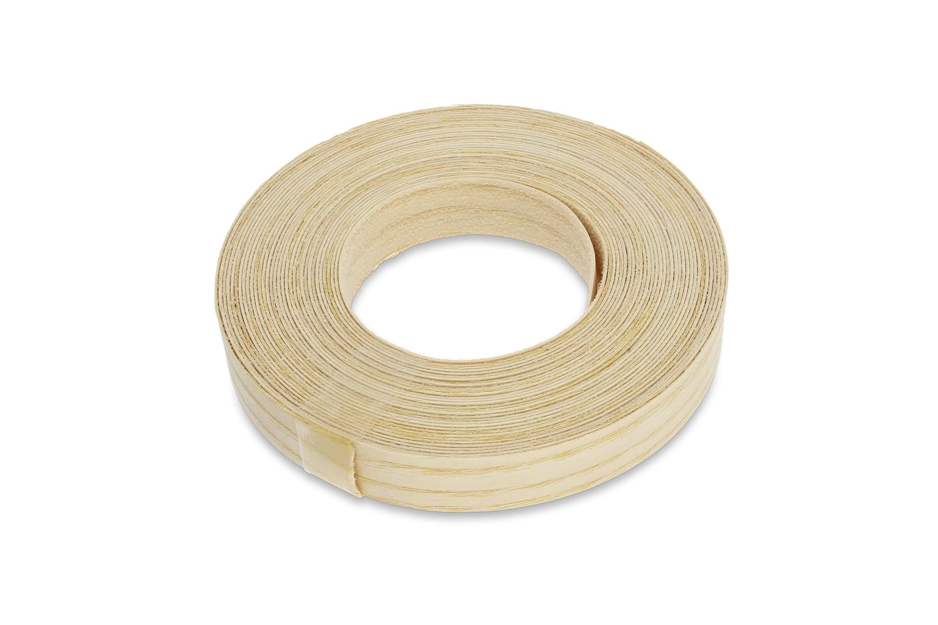 WoodPress® 15mm Real Ash Wood Iron-On Edging – 7.5m Roll – Pre-Glued Wood Veneer Tape for Easy DIY Application – Will Cover the Edge of a Standard MDF Panel