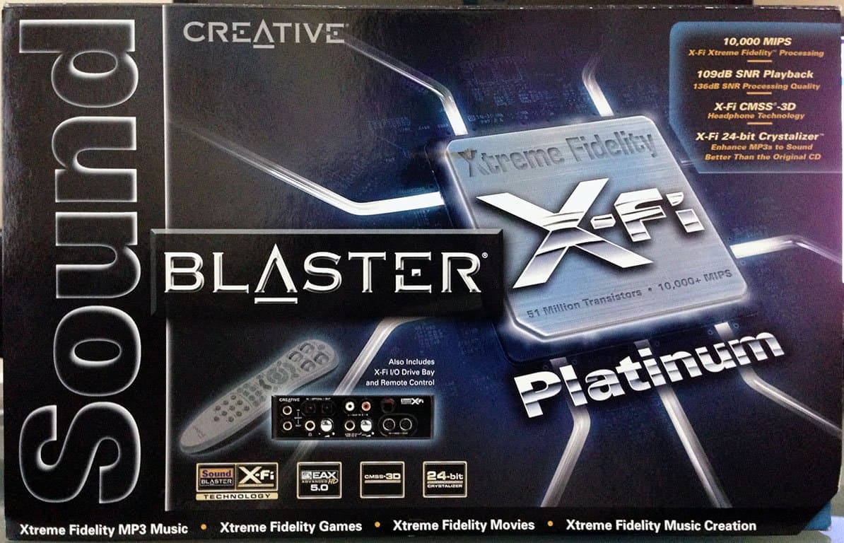 Creative Sound Blaster X-Fi SB0460 7.1-Channel PCI Sound Card