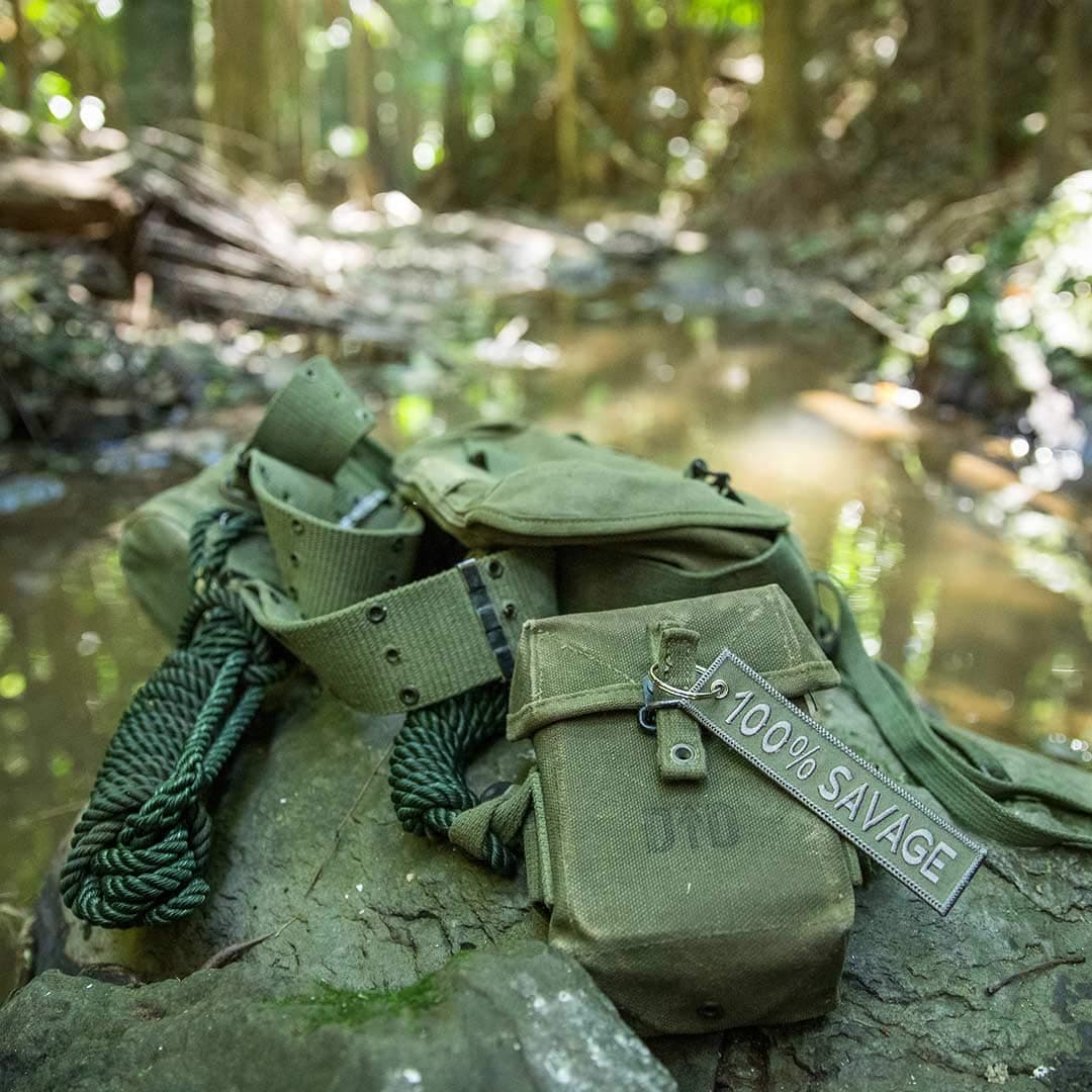 MotoLoot Military 100% Savage Keychain Tag with Key Ring, EDC for Servicemen, Car, Motorcycle