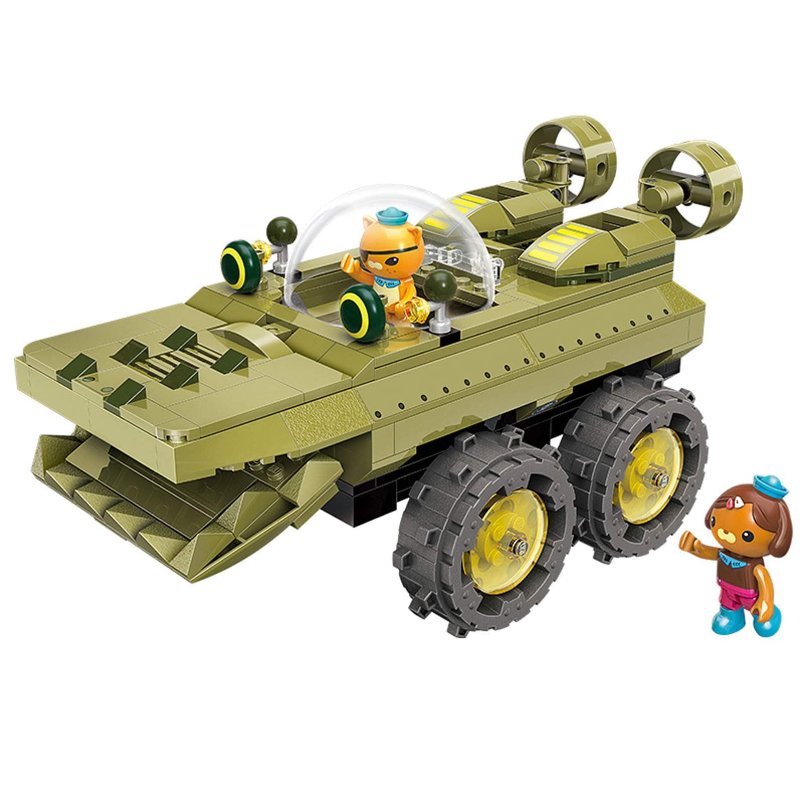 for Age 6+ Building Block Octonauts Ocean Adventure GUP-K Alligator Vehicle & kwazii dashi 330pcs Building Brick Set-No Package Box